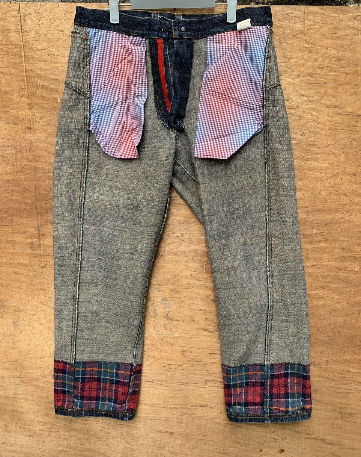 Japanese Brand 🔥🔥 elem Men Blue Denim Jeans Size US 33 - 22 Thumbnail