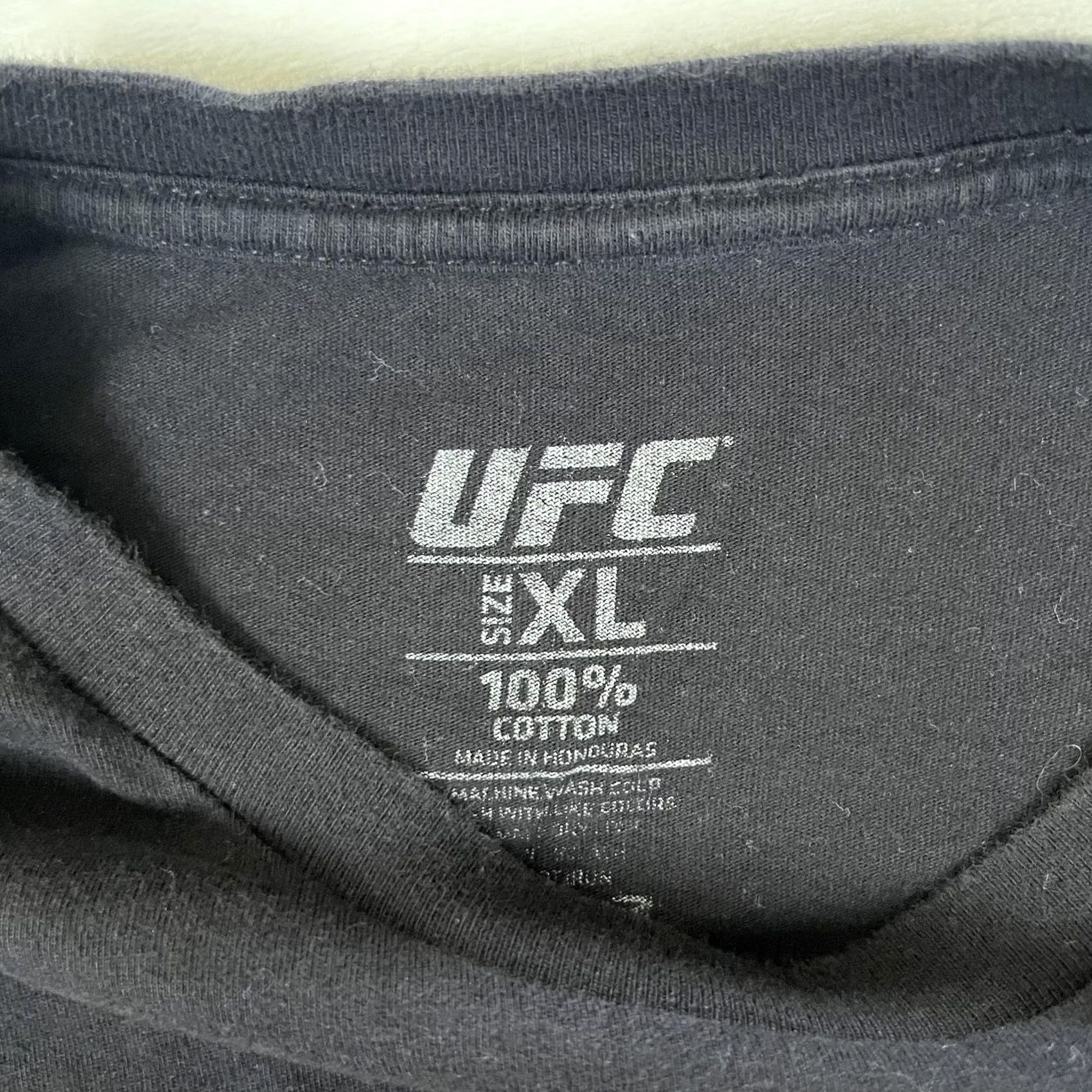 UFC UFC T-Shirt Mens XL Black Max Blessed Holloway Graphic Print Crew Neck Short Sleeve Sports Art Fighting Shirt Size US XL / EU 56 / 4 - 5 Thumbnail