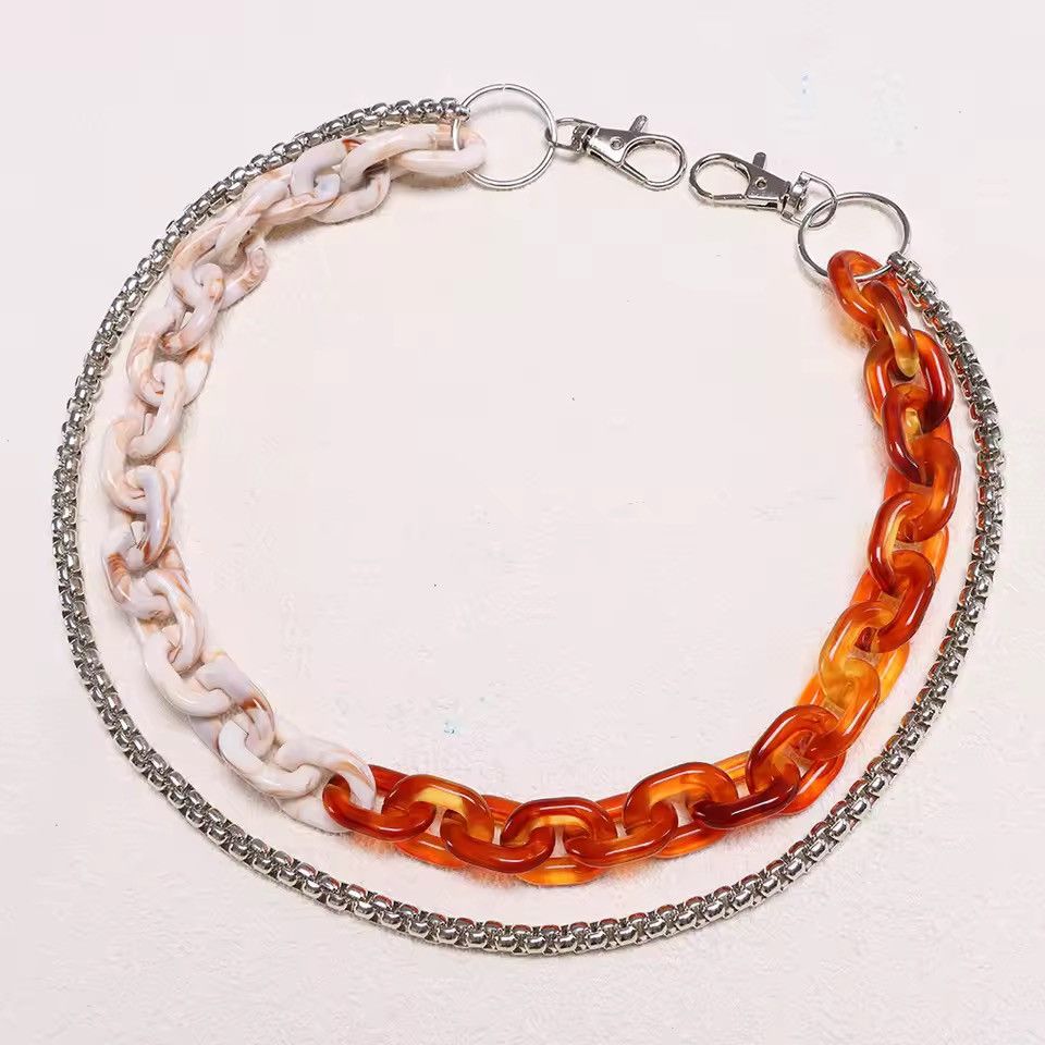Jewelry Vintage Keychain Resin Chain Size ONE SIZE - 4 Thumbnail