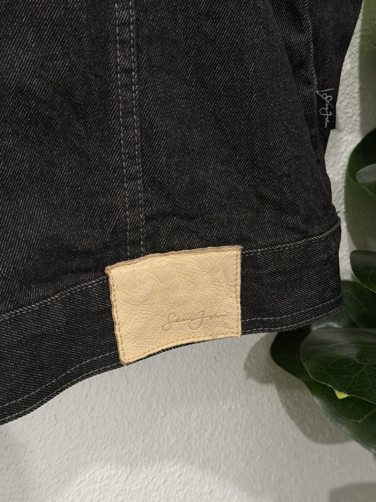Sean John Vintage Y2K Sean John Black And Gray Denim Jean Jacket XXL Size US XXL / EU 58 / 5 - 5 Thumbnail