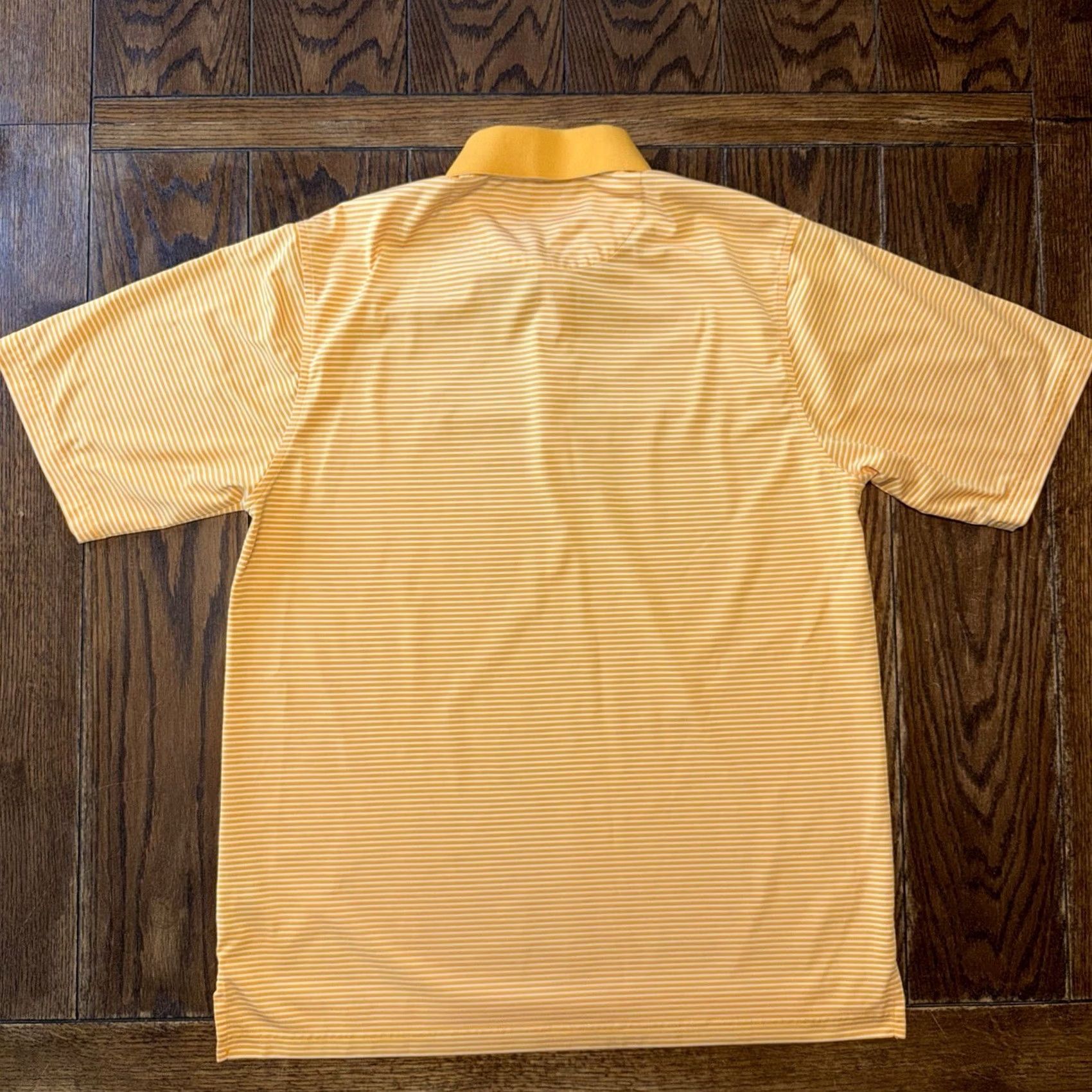 Vintage Donald Ross Oakmont Country Club Polo Shirt Mens M OCC Logo Orange Striped Golf Classic, Preppy, Sports Shirt Size US M / EU 48-50 / 2 - 4 Thumbnail