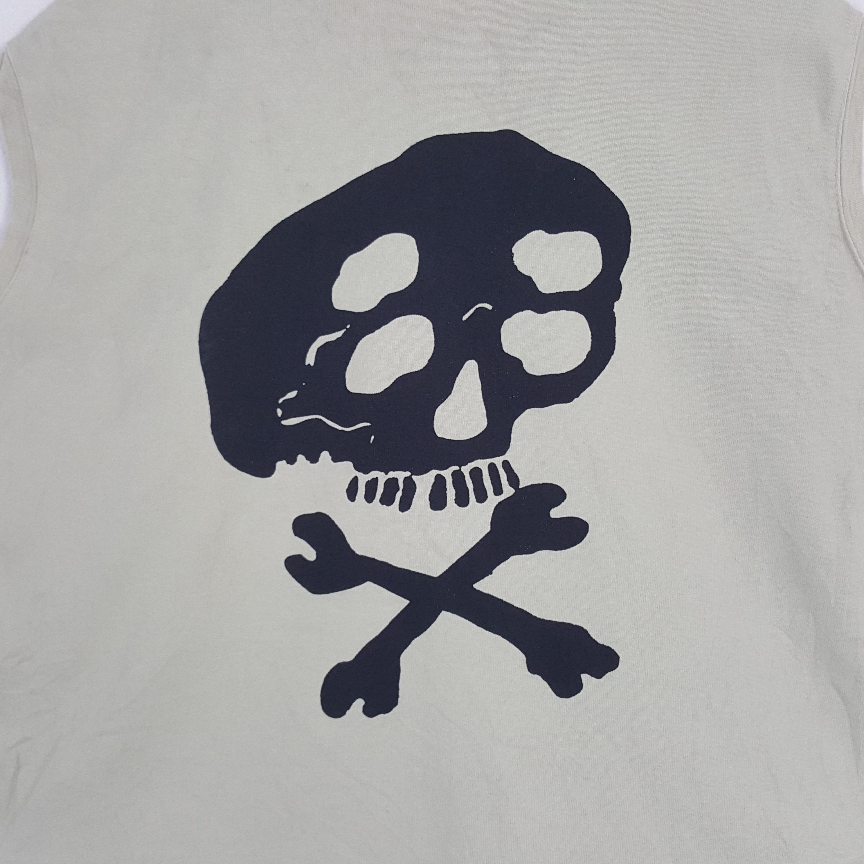 Japanese Brand × Vintage Vintage Kapital Japanese Punk Skull Sleeveless Tshirt Size US XL / EU 56 / 4 - 4 Thumbnail