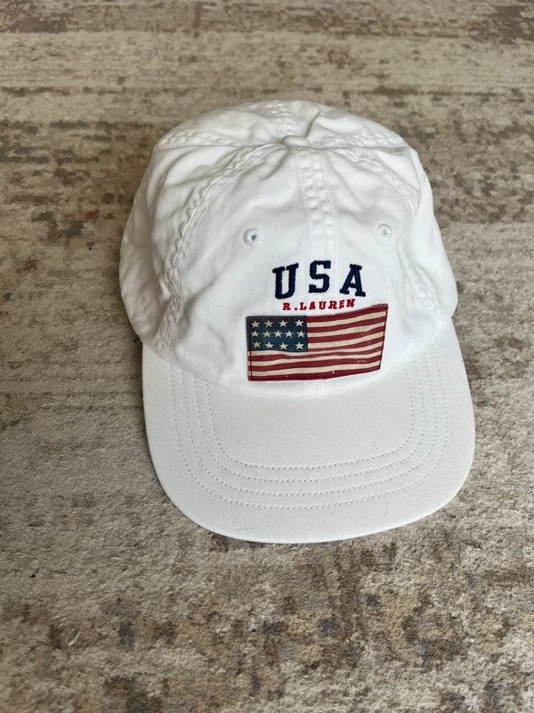Polo Ralph Lauren Polo Ralph Lauren USA One Size White Rare 2000s Small Pony Size ONE SIZE - 1 Thumbnail