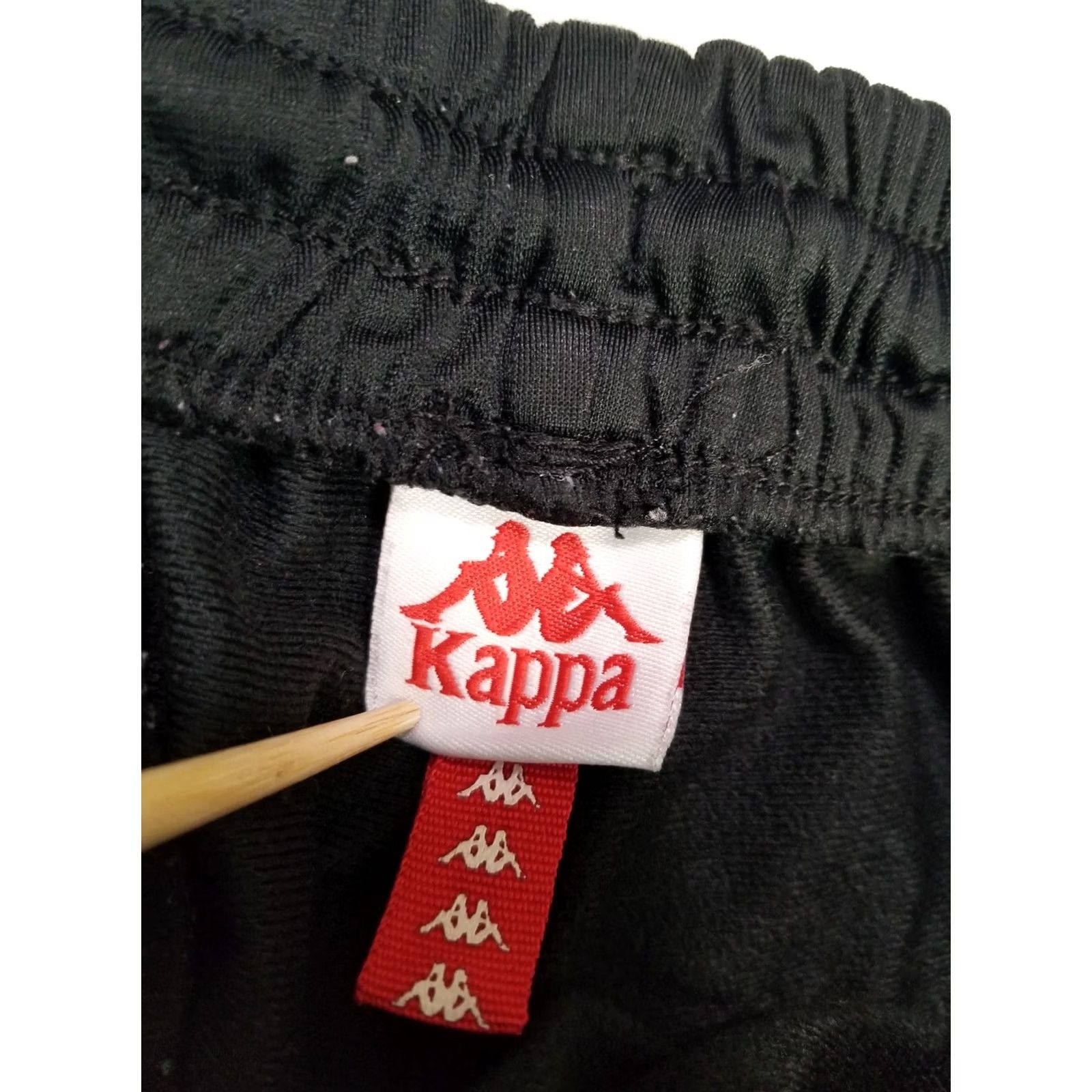 Kappa Kappa Black Track Pants Unisex Medium Jogger Classic Pants Athletic Size US 31 - 7 Thumbnail