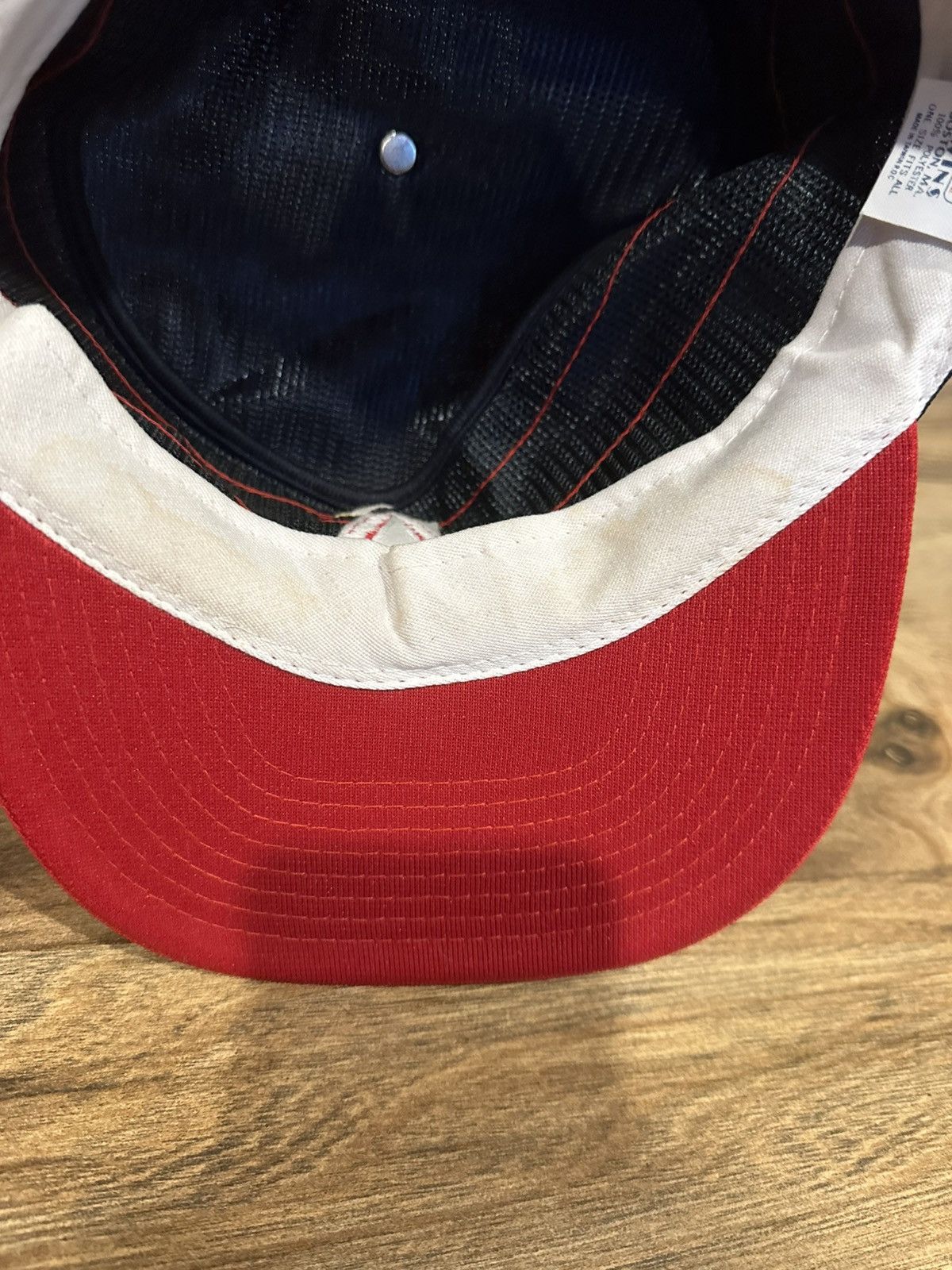 MLB Vintage California Angels Three Stripe Pillbox Style Hat Size ONE SIZE - 5 Thumbnail