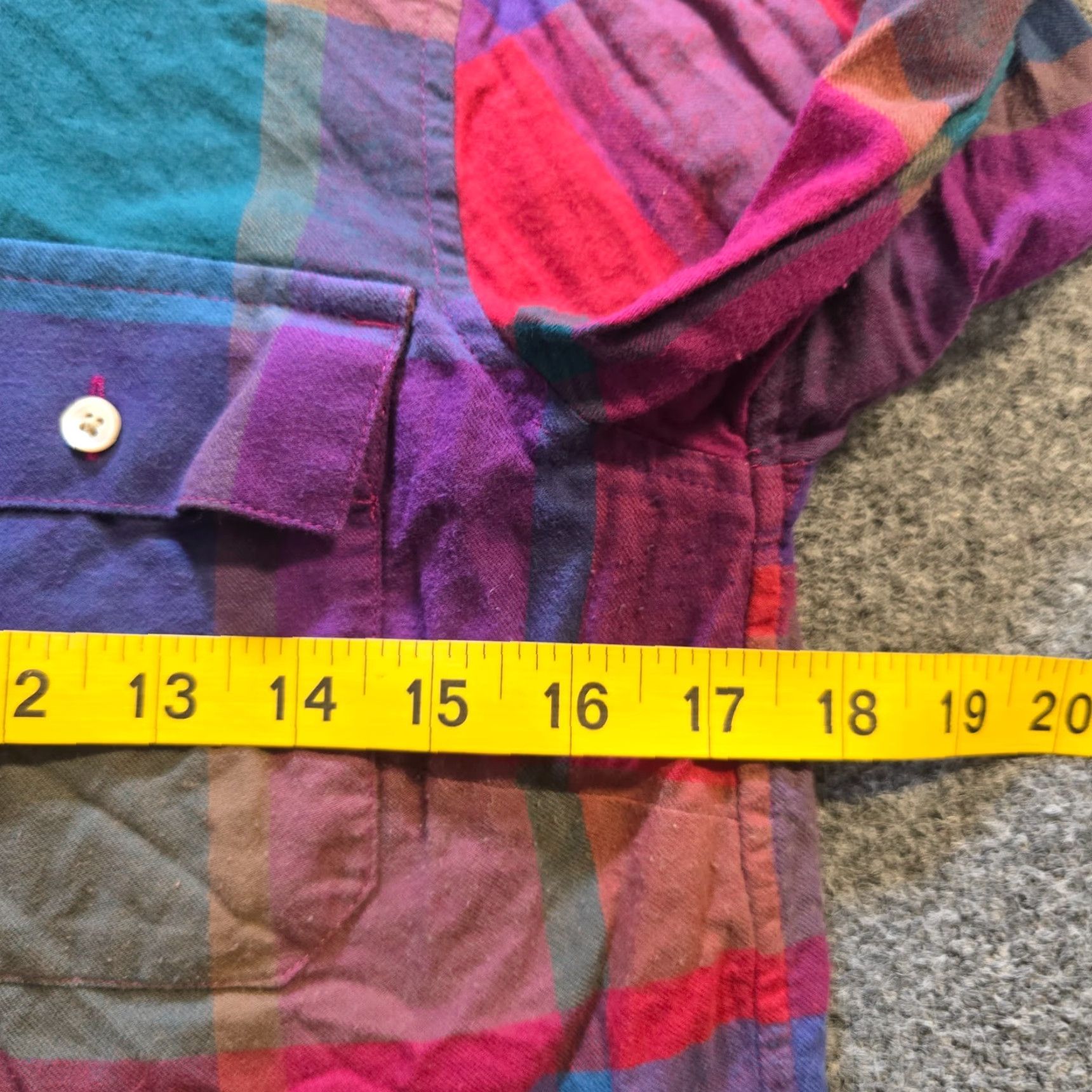 Vintage LL Bean Signature Top Womens Size 8 Pink Purple Plaid Flannel Button Up Casual Size M / US 6-8 / IT 42-44 - 5 Thumbnail
