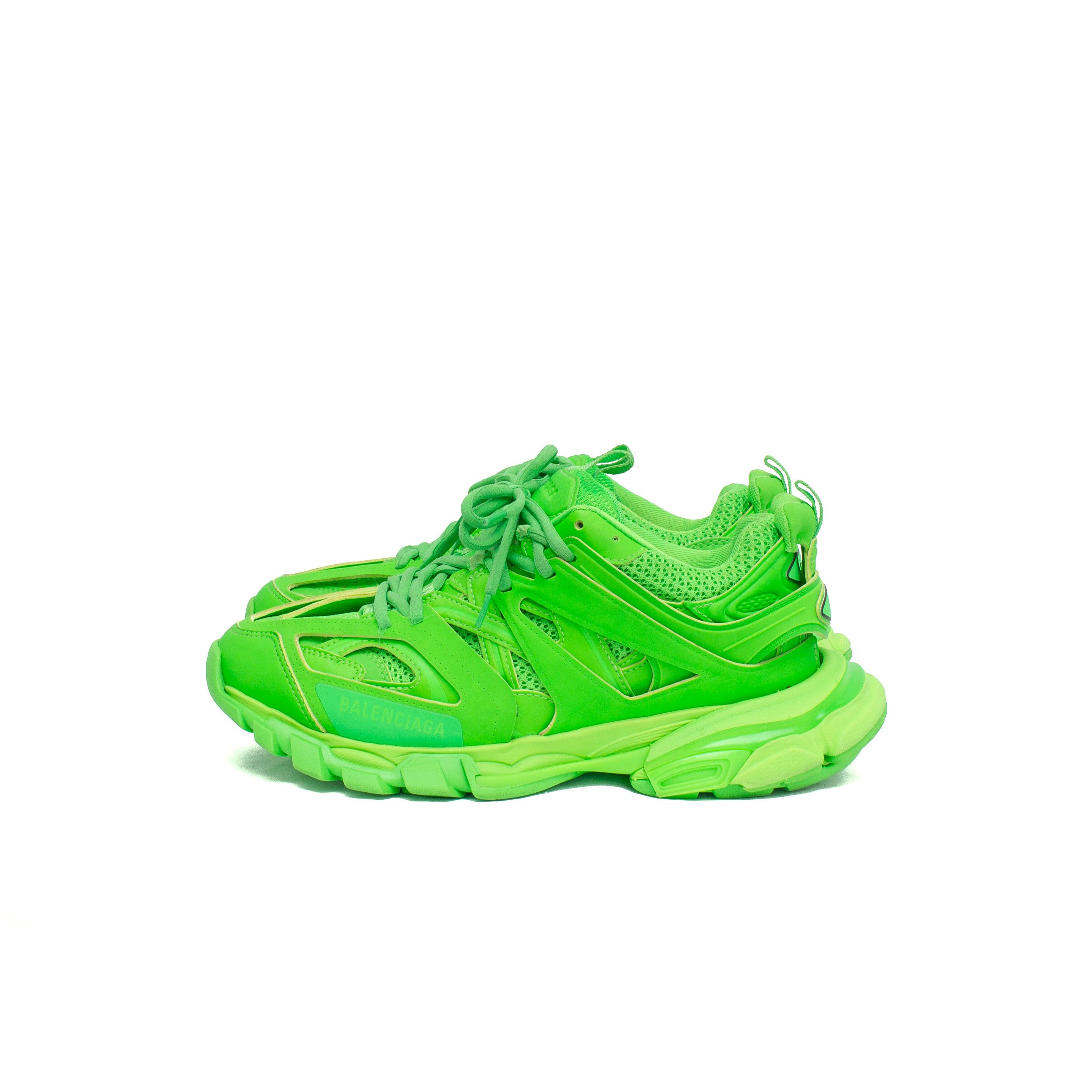 Balenciaga 995$ Balenciaga Track Sneakers Fluo Green 542023Size 40/US7 Size US 10 / IT 40 - 8 Thumbnail