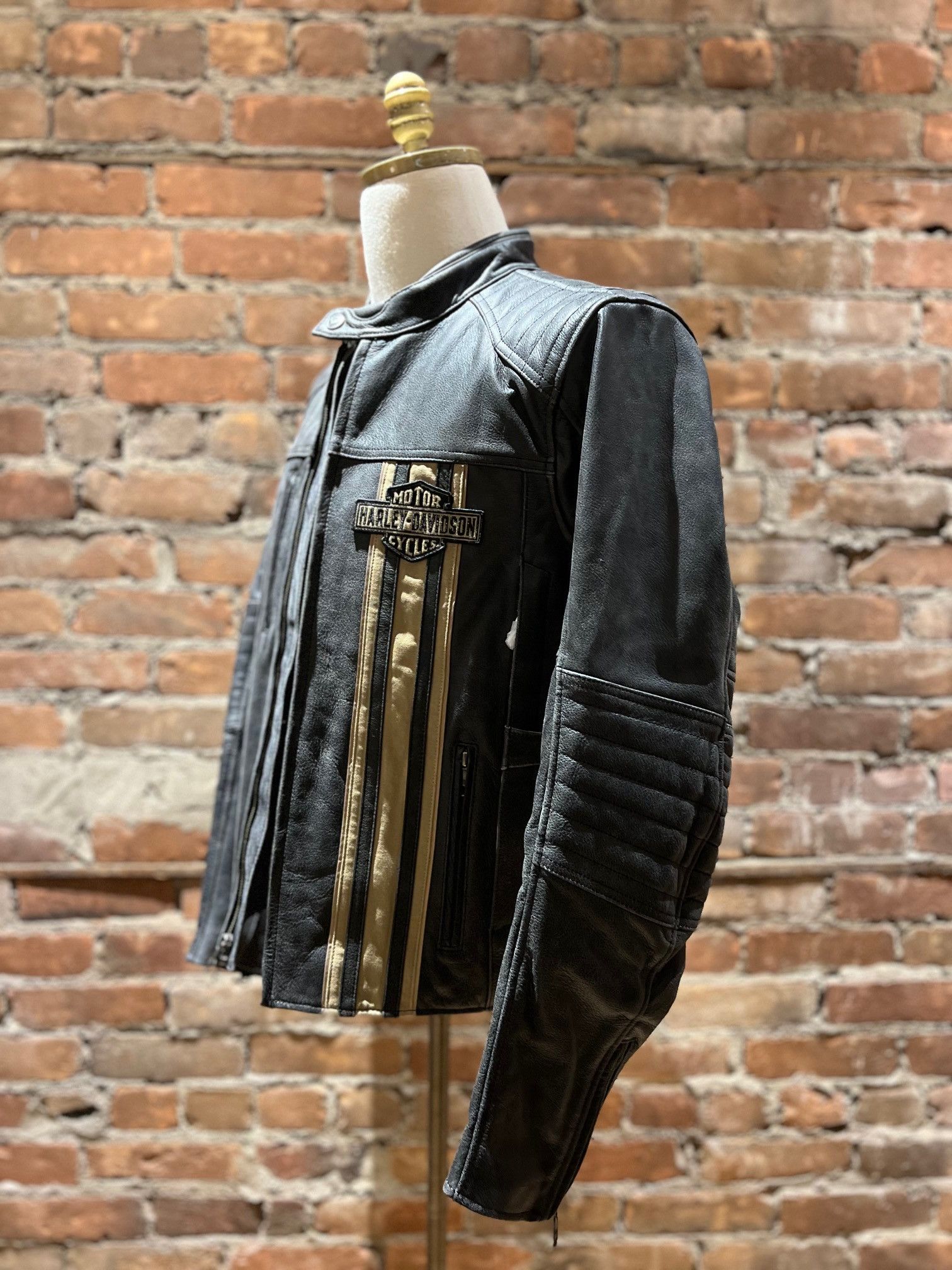 Harley Davidson Harley-Davidson Men’s Triple Vent System™ Leather Jacket Size US M / EU 48-50 / 2 - 2 Thumbnail