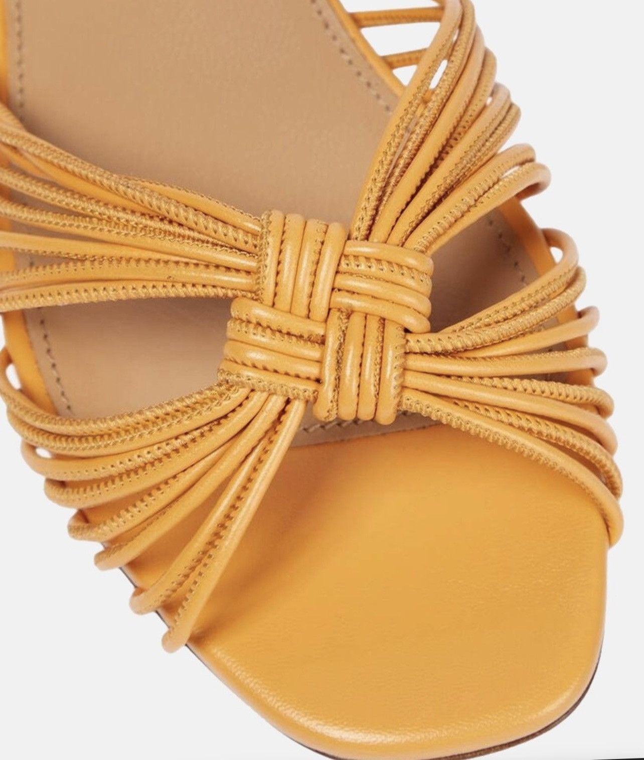 Aquazzura Aquazzura Sandals Orange Size US 5.5 / IT 35.5 - 3 Thumbnail
