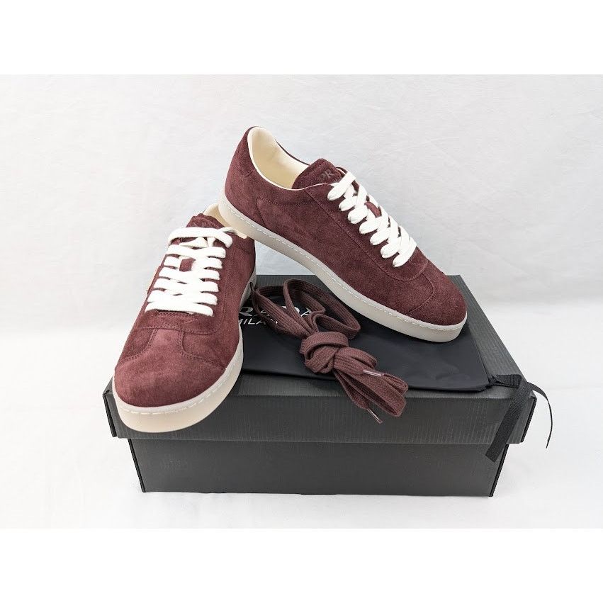Prada o1rshd1 Low-Top Sneakers in Bordeaux Size US 9.5 / EU 42-43 - 20 Thumbnail