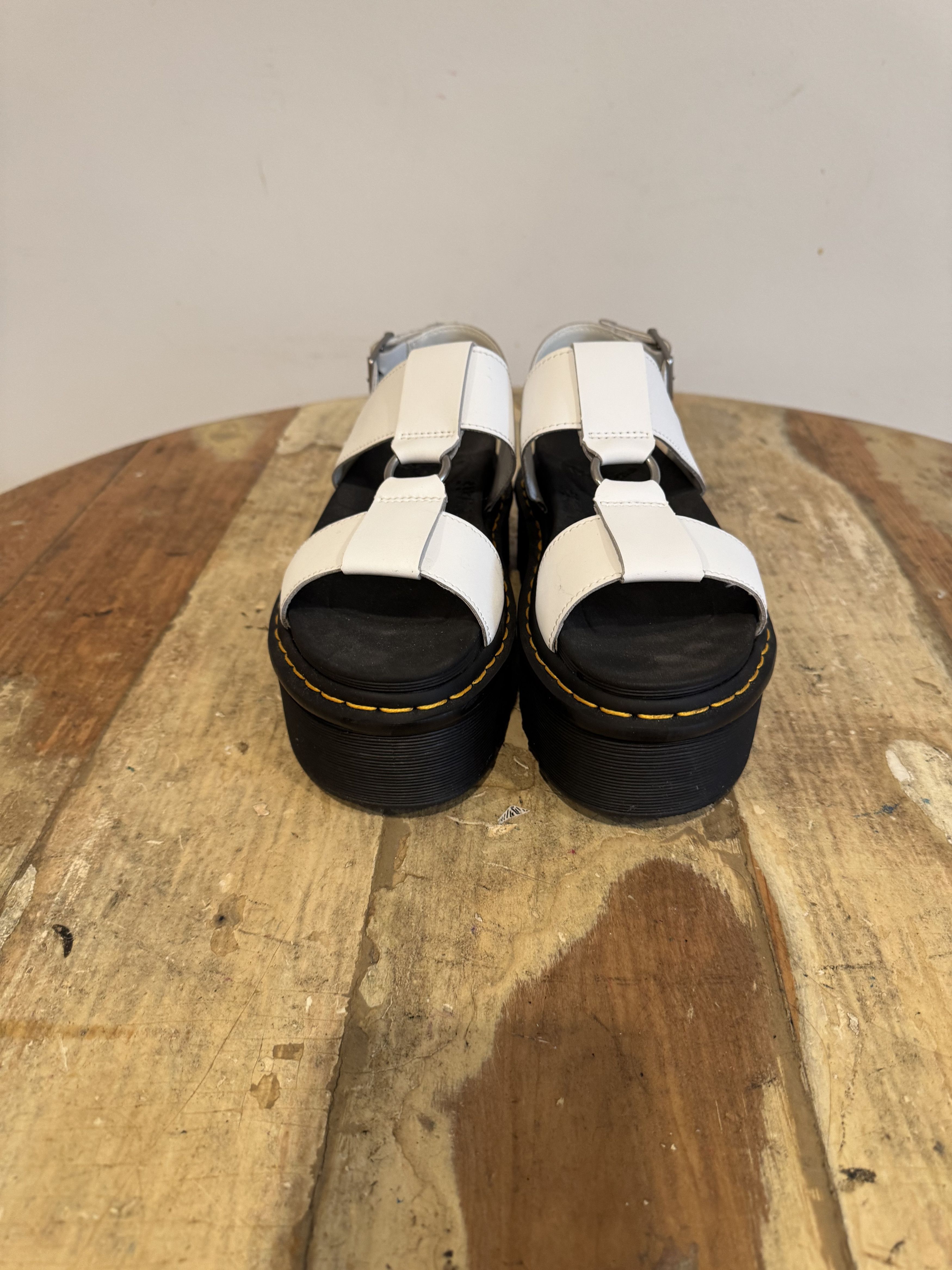 Dr. Martens Dr. Martens leather platform sandals Size US 8 / IT 38 - 2 Thumbnail