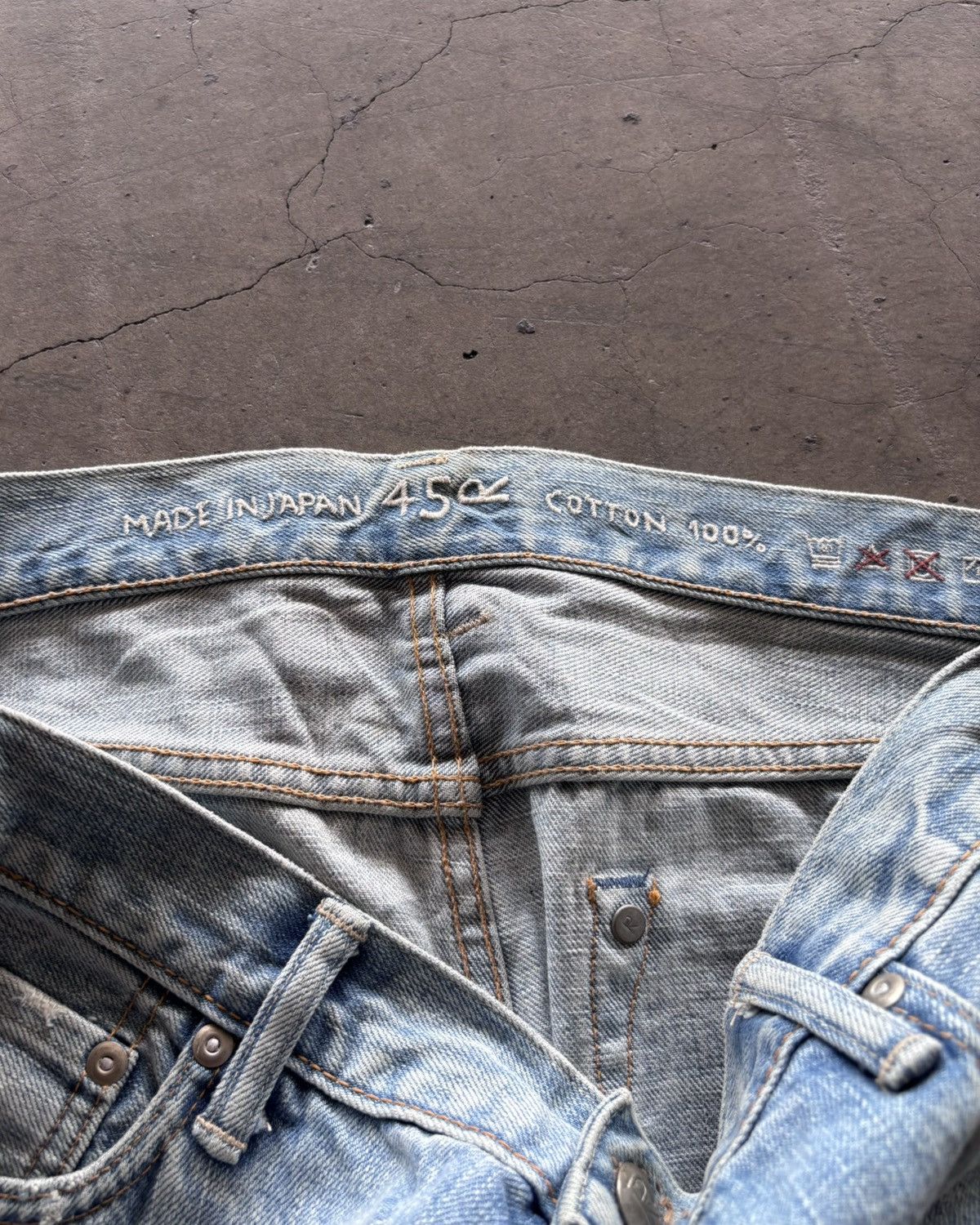 45rpm Sashiko Japan Denim Pants