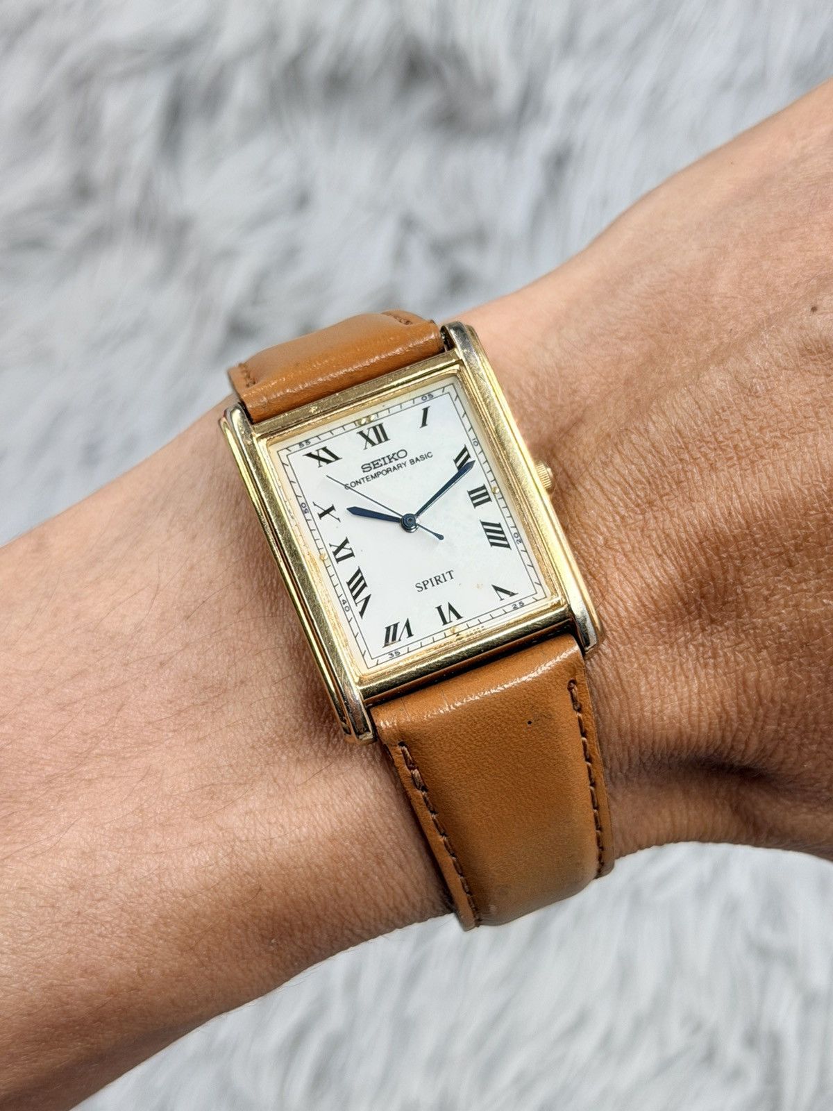 Seiko Rare SEIKO Tank Contemporary Basic Spirit Quartz Men’s Watch Size ONE SIZE - 2 Thumbnail