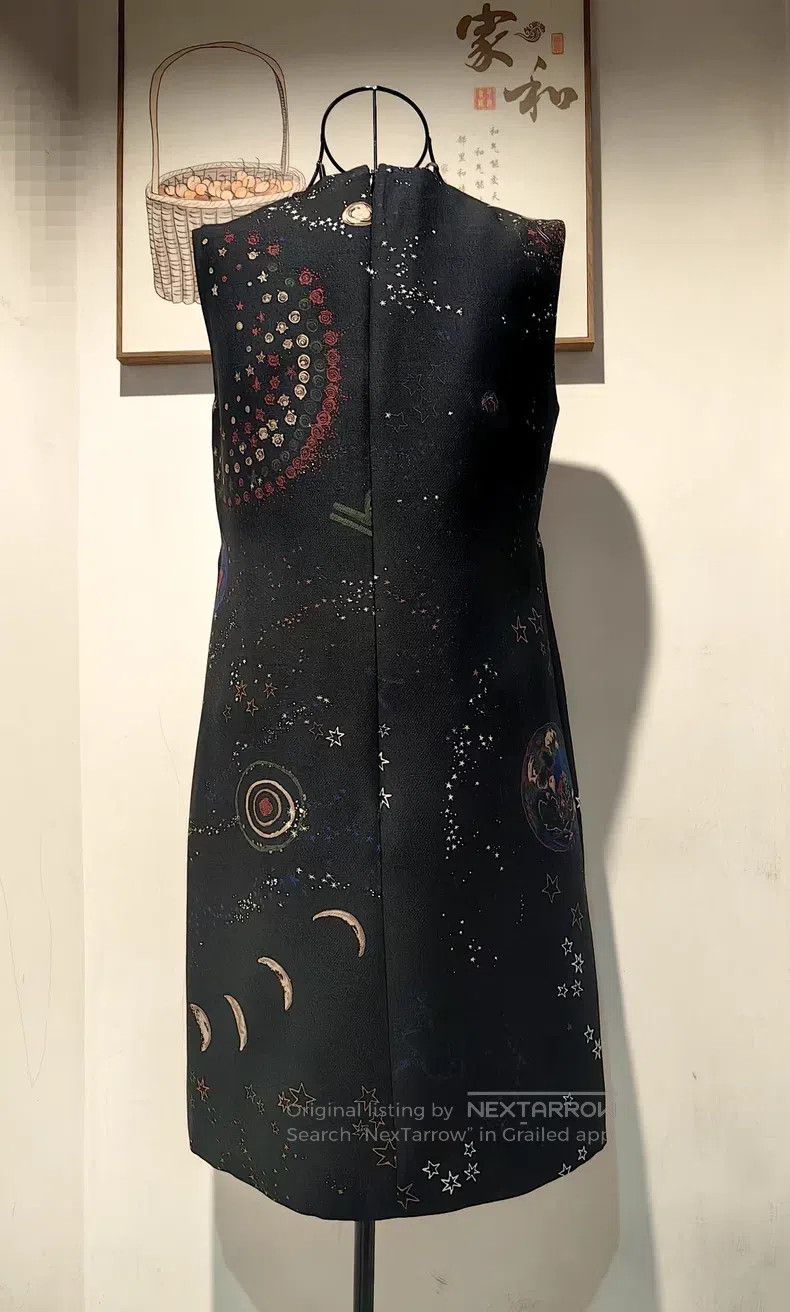 Valentino Valentino Starry sky wool silk vest dress Size S / US 4 / IT 40 - 2 Thumbnail