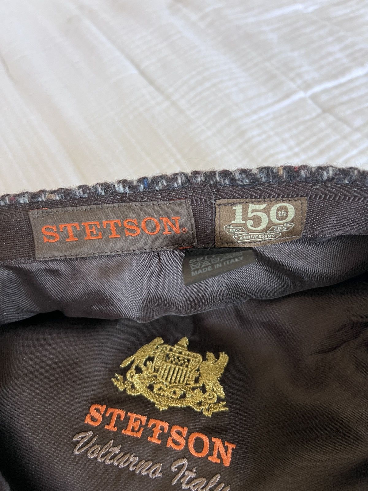 Stetson Stetson Volterra Italy 150th Anniversary Wool Newsboy 59/L Size ONE SIZE - 2 Thumbnail