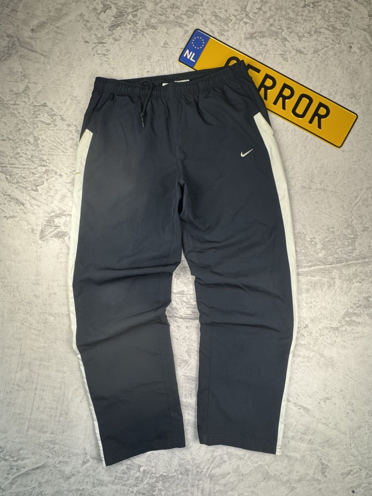 Nike × Vintage NIKE VINTAGE BASIC LOGO OVERSIZE BAGGY PANTS Size US 34 / EU 50 - 2 Thumbnail