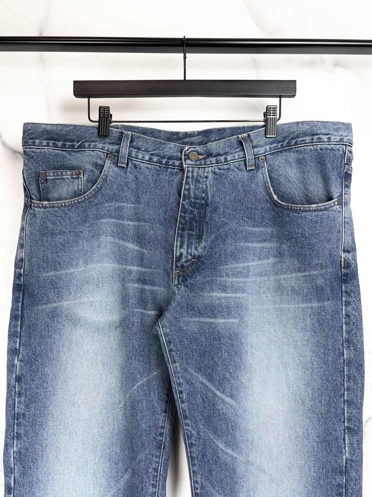 Gucci FW01 Gucci By Tom Ford Vintage Embroidered G Denim Jeans Size US 40 / EU 56 - 8 Thumbnail