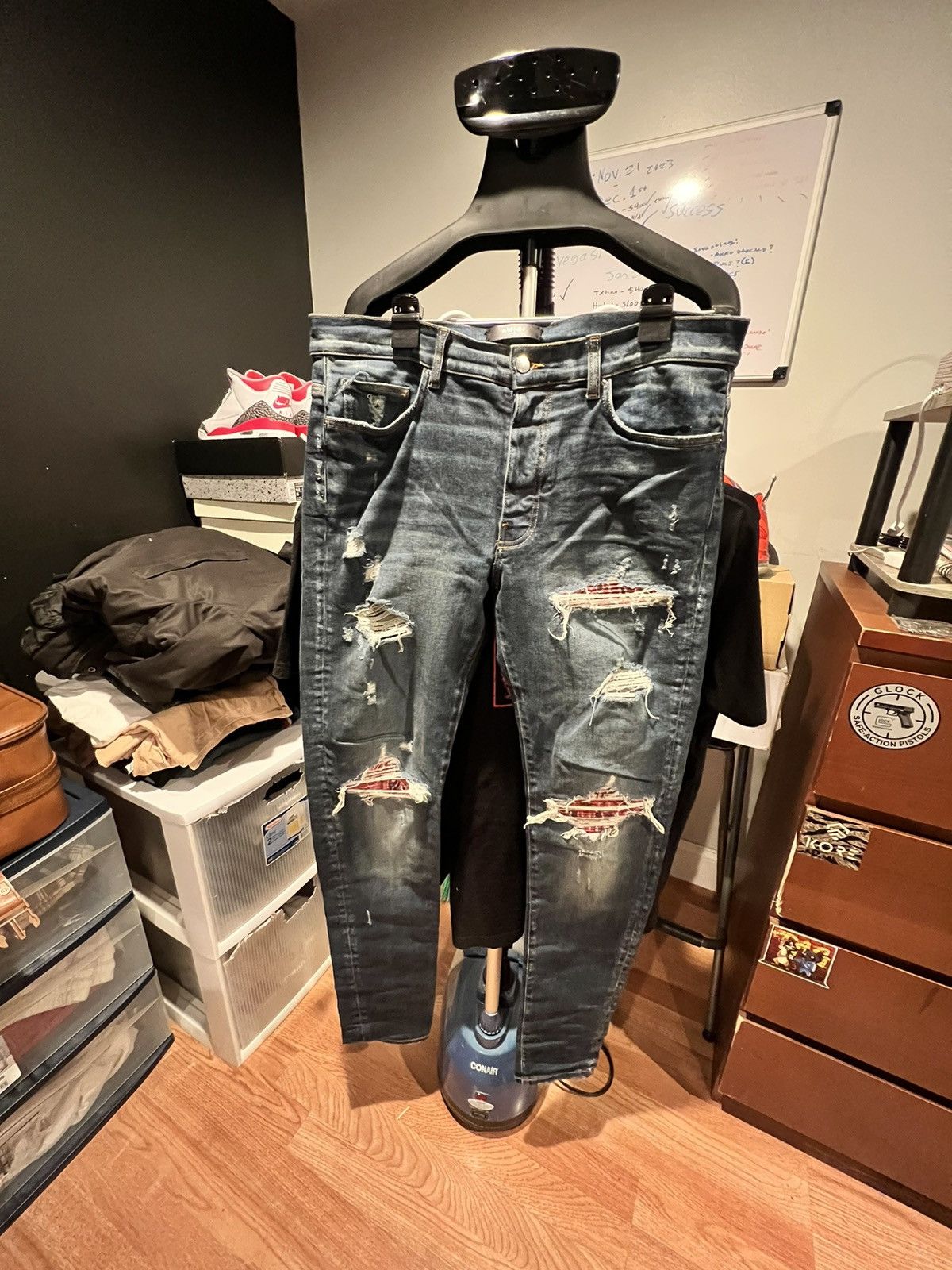 定価【17万】amiri mx1 red bandana size30 正規品 AMIRI MX1 Bandana Jeans Size 30 | eBay