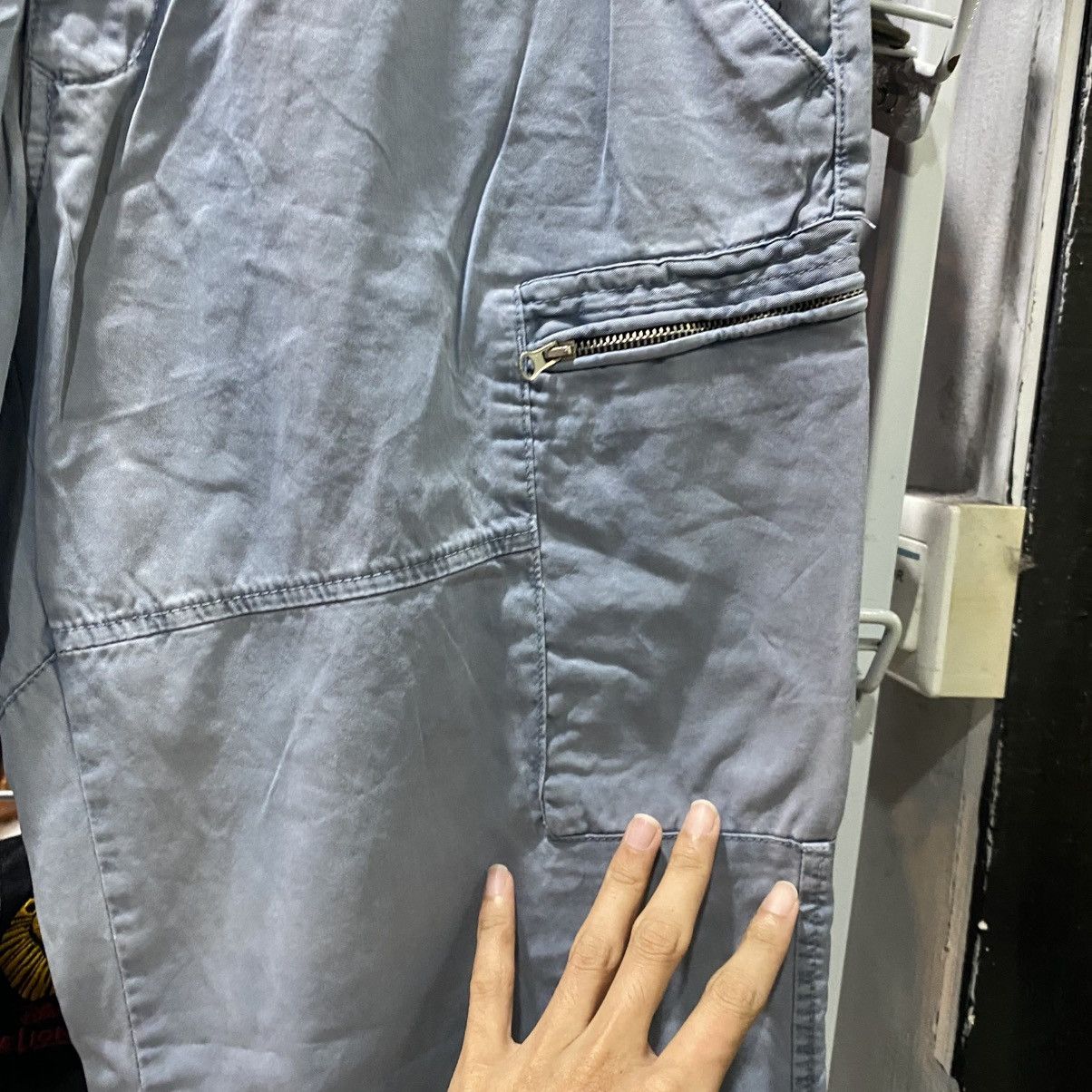 C.P. Company C.P. Company Baby Blue Cargo Pants Size US 32 / EU 48 - 9 Thumbnail