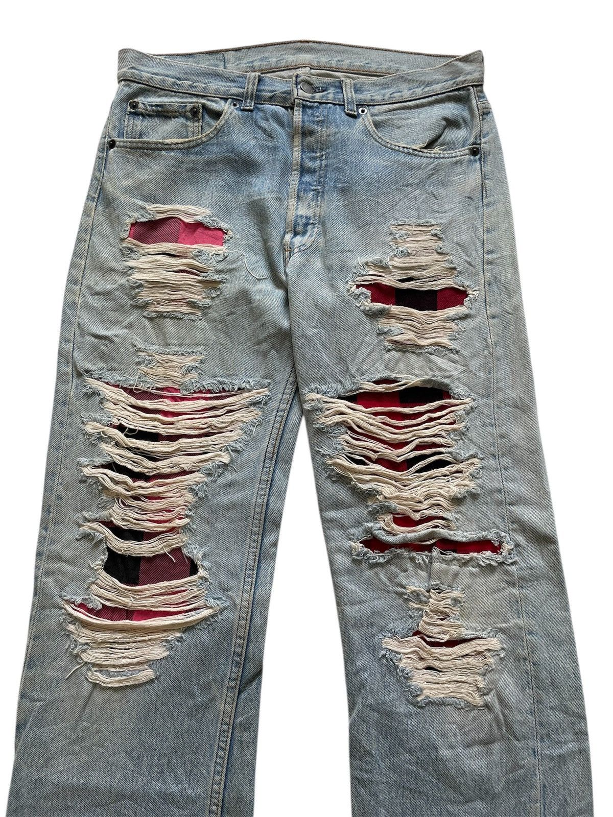 Japanese Brand × Vintage Vintage Japanese Brand Thrashed&Repair inspired Number Nine Size US 32 / EU 48 - 4 Thumbnail