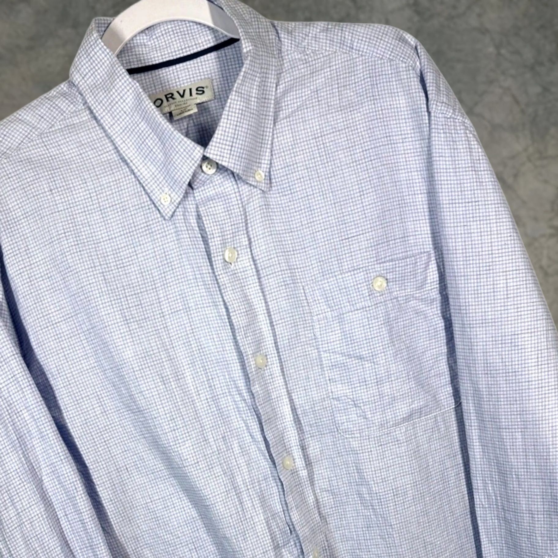 Orvis ORVIS Mens Button Down Shirt Long Sleeve Gingham Check Size L Size US L / EU 52-54 / 3 - 1 Thumbnail