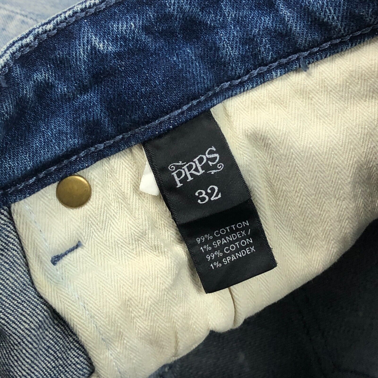 Ksubi × Prps × True Religion PRPS Stretch Windsor Tapered Skinny Fit Jeans Pants 32x34 Size US 32 / EU 48 - 5 Thumbnail