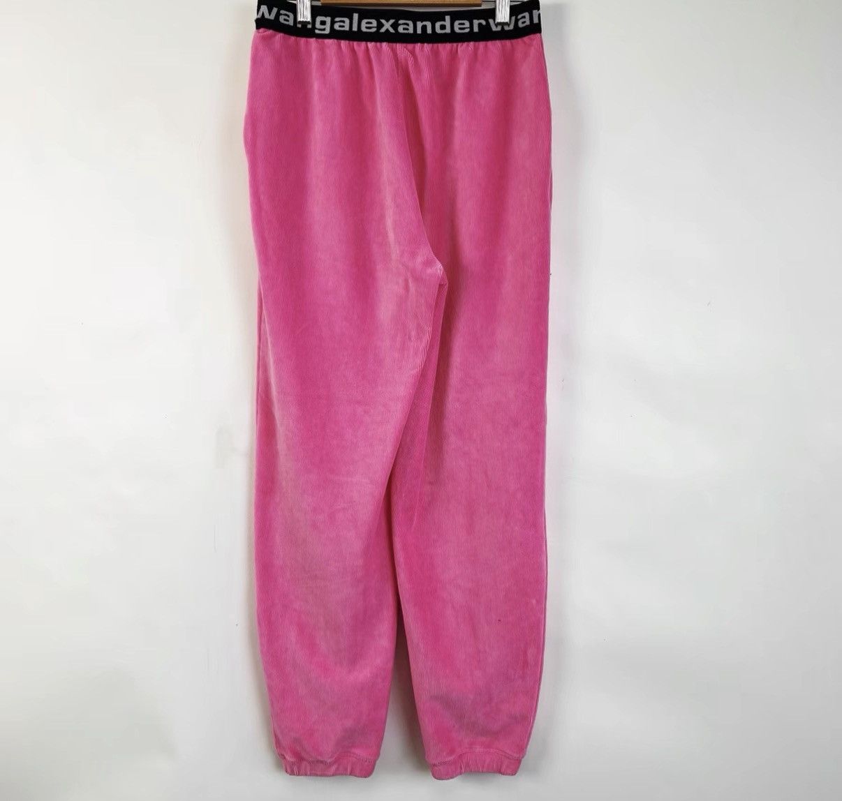 Alexander Wang Alexander Wang Pink Logo Waistband Jogger Pants K12 Size 25" / US 0 / IT 36 - 2 Thumbnail