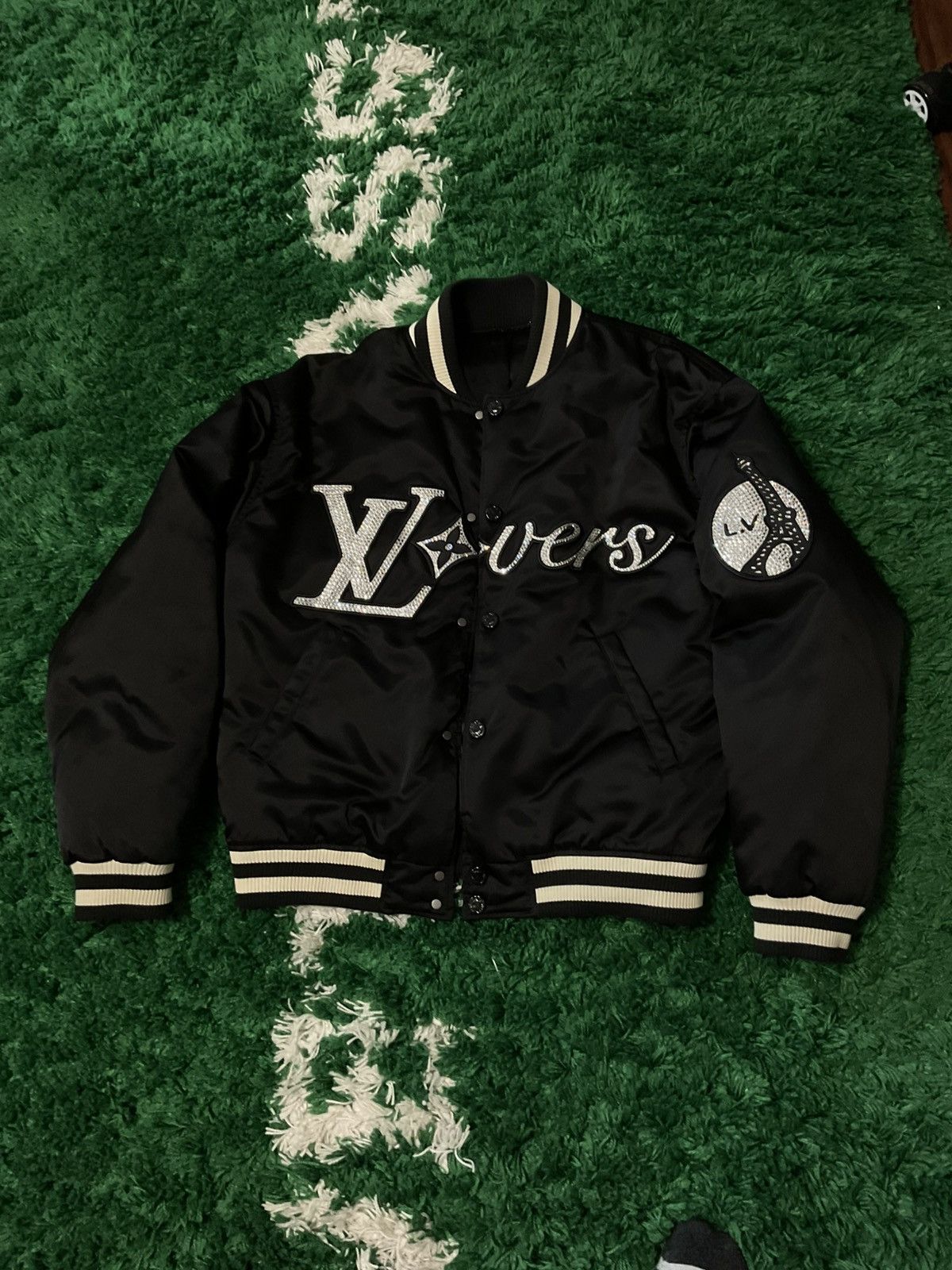 Louis Vuitton Louis Vuitton Embroidered Nylon Baseball Bomber F/W 2024 Size US S / EU 44-46 / 1 - 1 Thumbnail