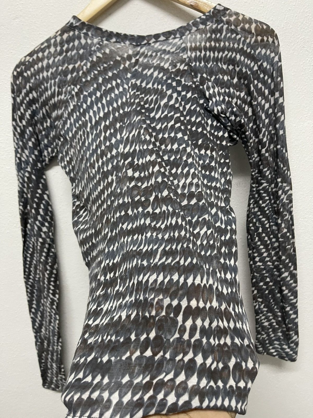 Marni × Vintage 90s MARNI LONG SLEEVE SHIRT WOMEN 42 Size M / US 6-8 / IT 42-44 - 16 Thumbnail