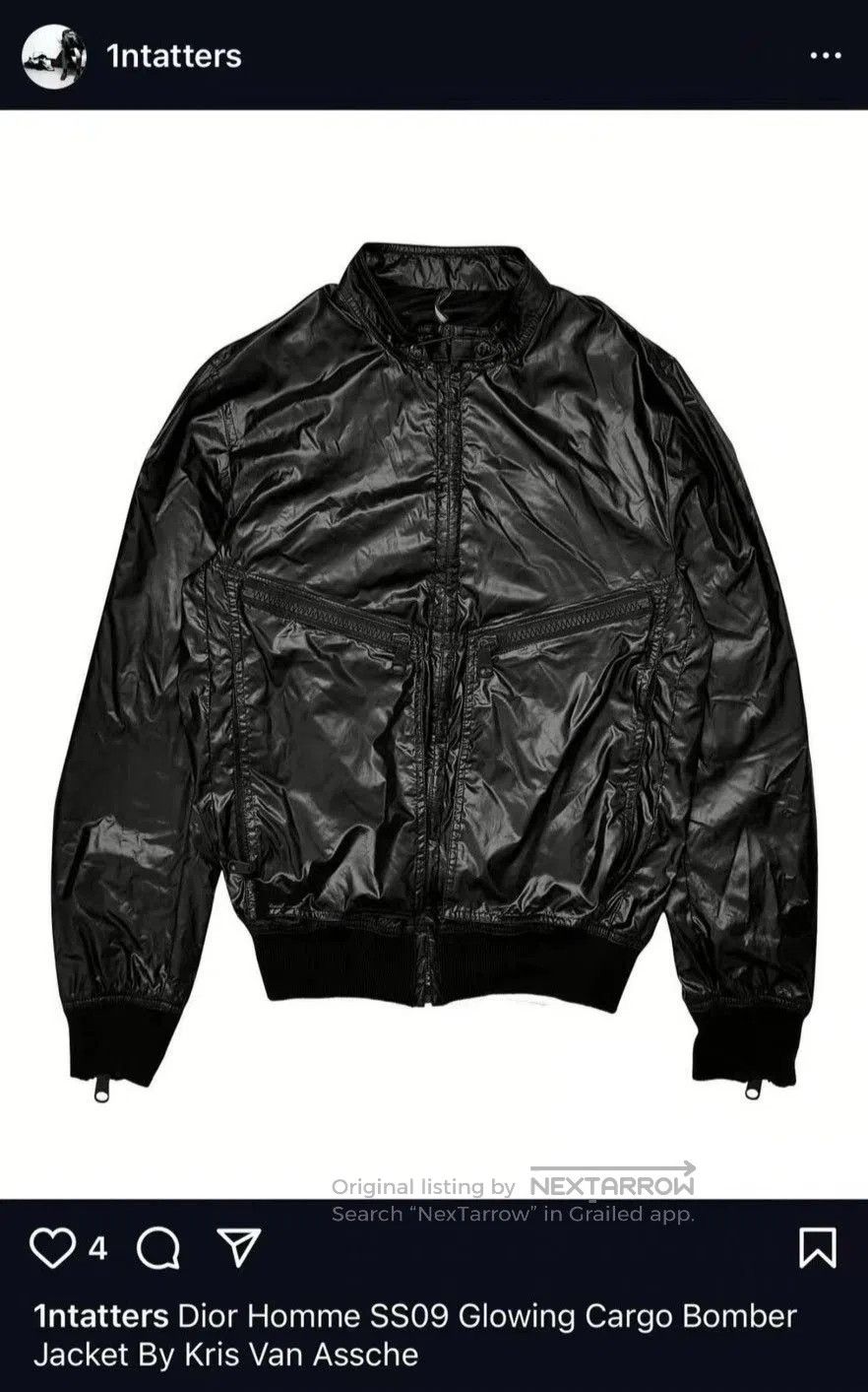Kris Van Assche Dior Homme 09SS KVA Cargo Jacket. Size US S / EU 44-46 / 1 - 7 Thumbnail