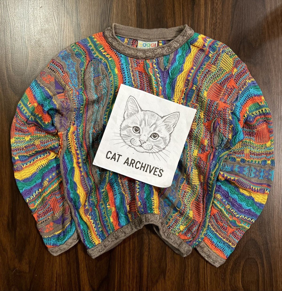 Coogi CRAZY VINTAGE COOGI 3D COLOURED KNIT Size US S / EU 44-46 / 1 - 6 Thumbnail