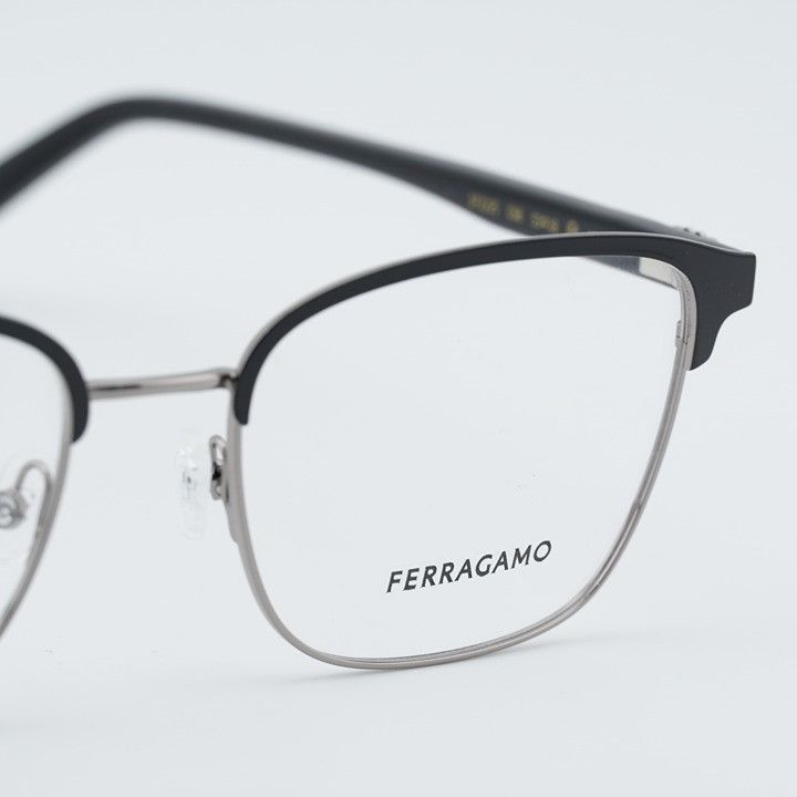 Salvatore Ferragamo Salvatore Ferragamo SF2225 038 Eyeglasses Black 53mm Frame Size ONE SIZE - 7 Thumbnail