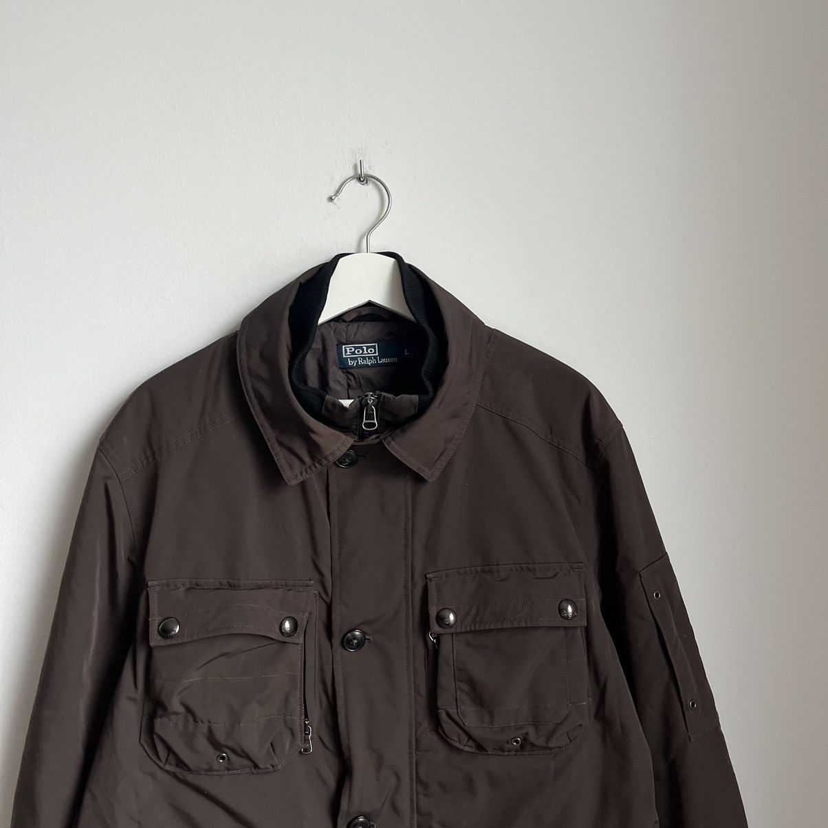 Polo Ralph Lauren Rare! Polo Ralph Lauren Military Brown Jacket Size US L / EU 52-54 / 3 - 2 Thumbnail