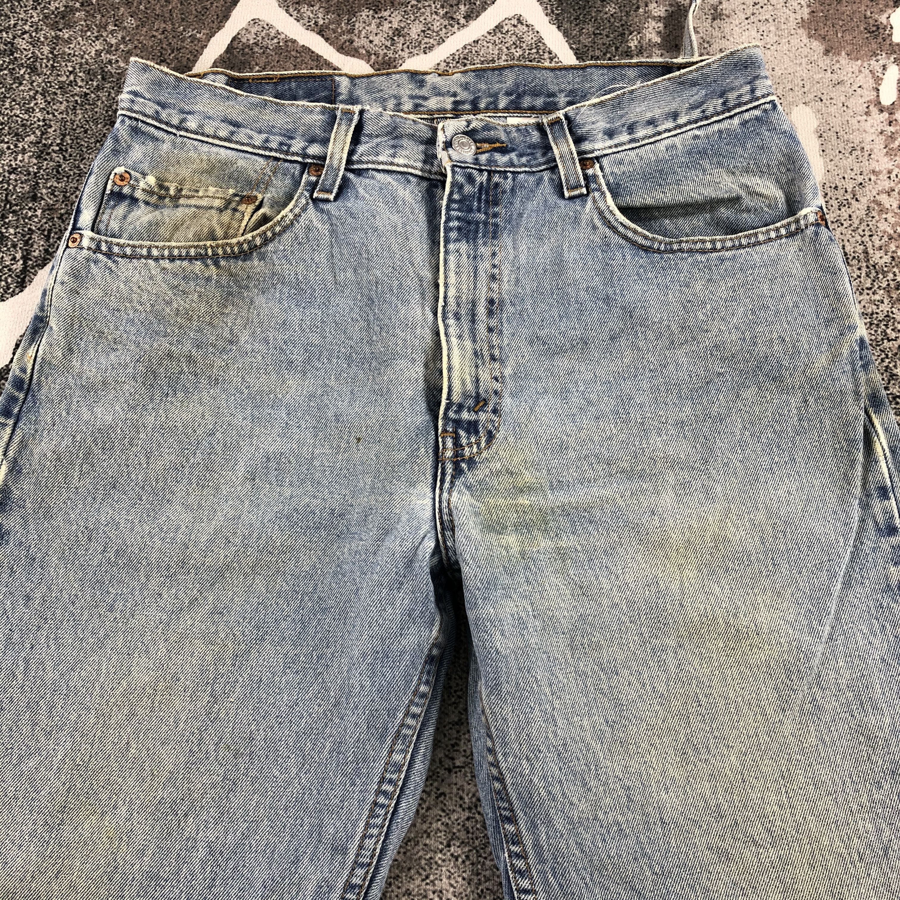 Levi's Vintage 90s Levis 505 Jeans Medium Wash Denim KJ983 Size US 32 / EU 48 - 3 Thumbnail