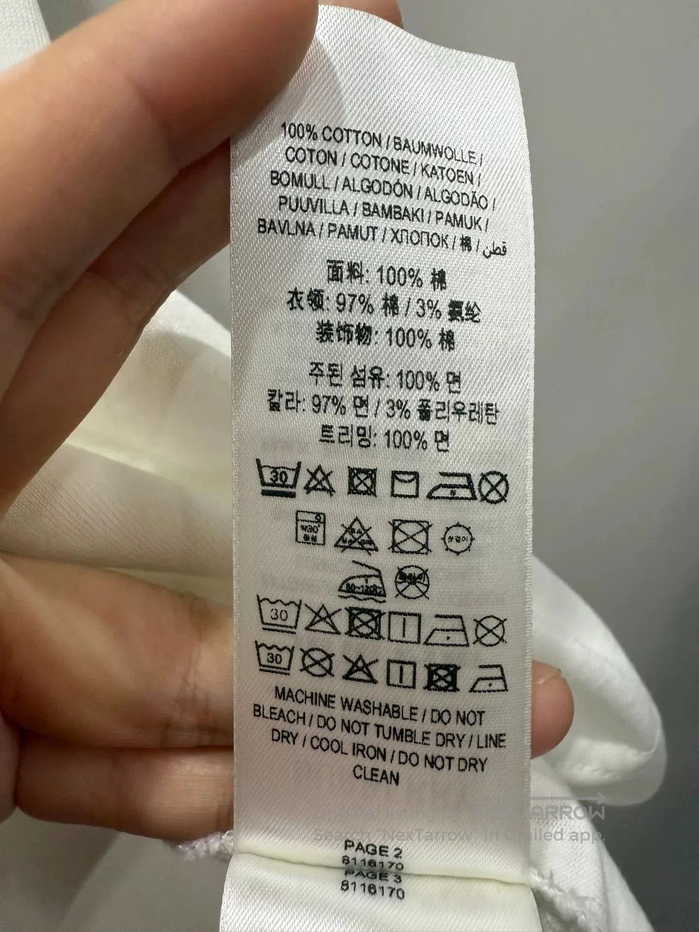 Burberry Burberry White Short. Size US L / EU 52-54 / 3 - 4 Thumbnail