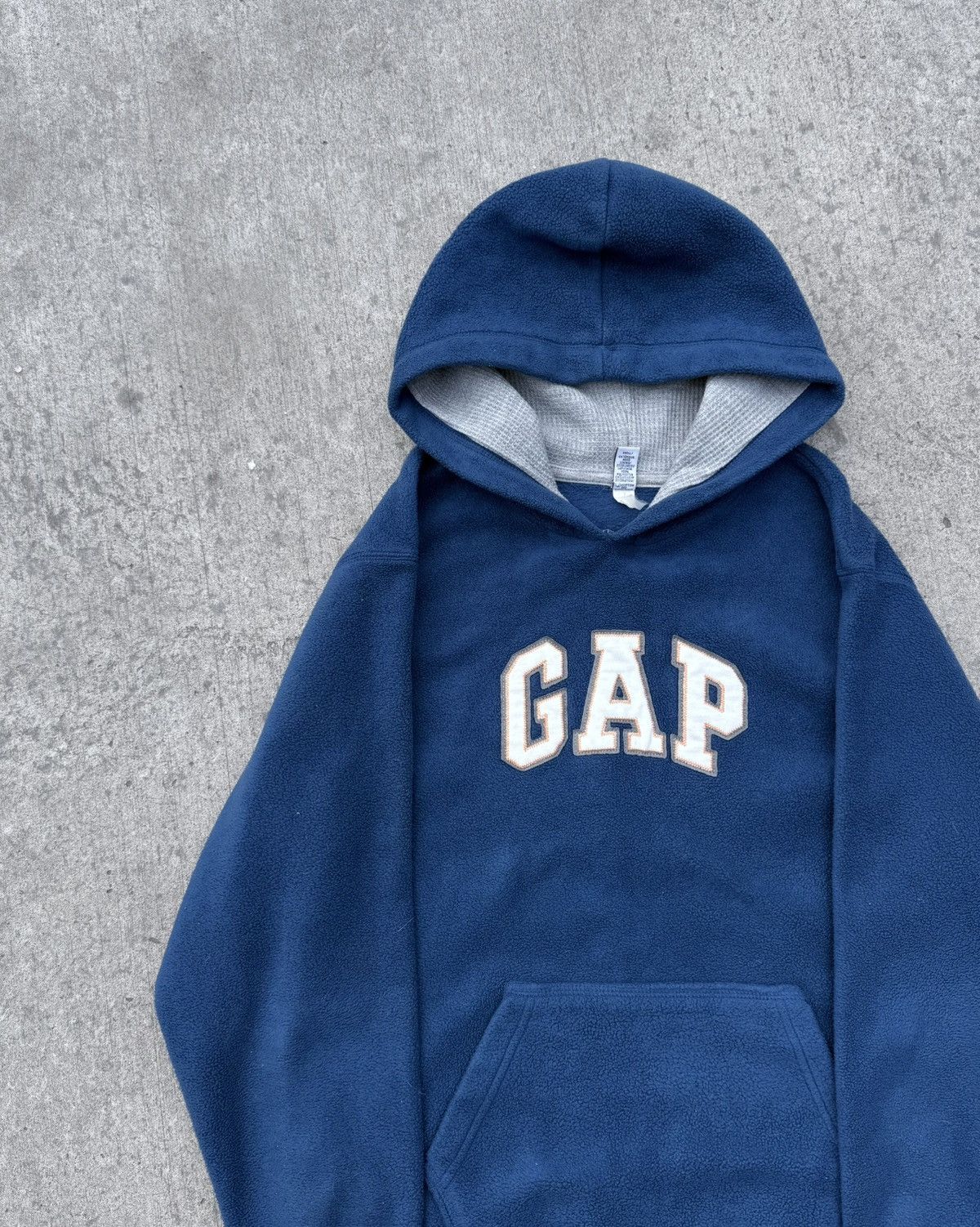 Other Vintage GAP Y2K avantgarde streetwear fleece hoodie Size US XS / EU 42 / 0 - 6 Thumbnail