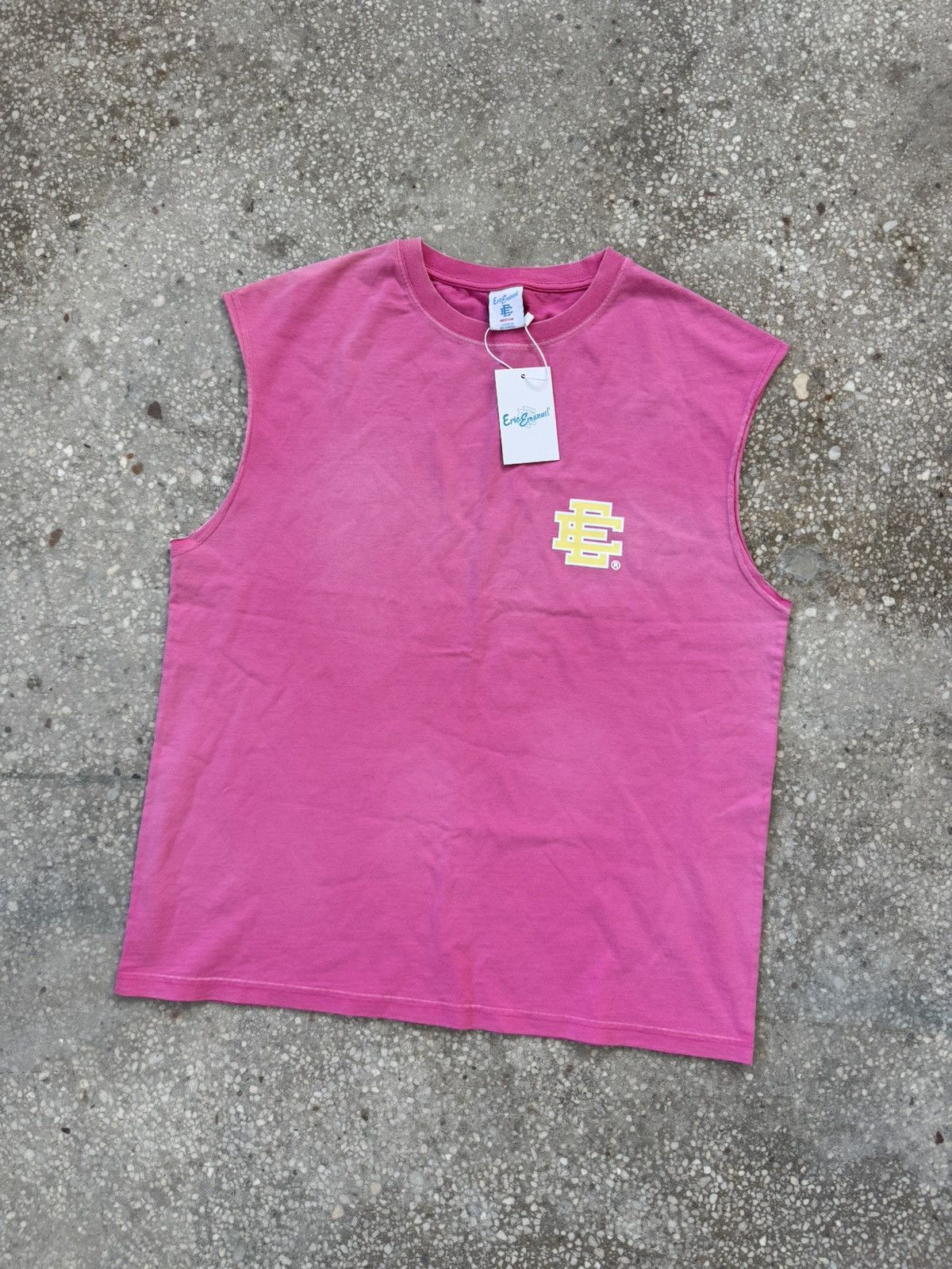 Eric Emanuel PINK CUT OFF TEE DSWT SZ MEDIUM Size US M / EU 48-50 / 2 - 6 Thumbnail