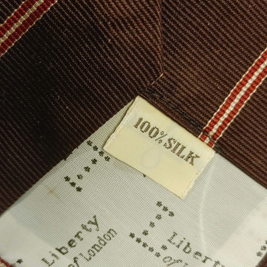 Other VTG Cable Car Clothiers Robert Kirk Brown/Red Stipe Silk Tie Size ONE SIZE - 3 Thumbnail