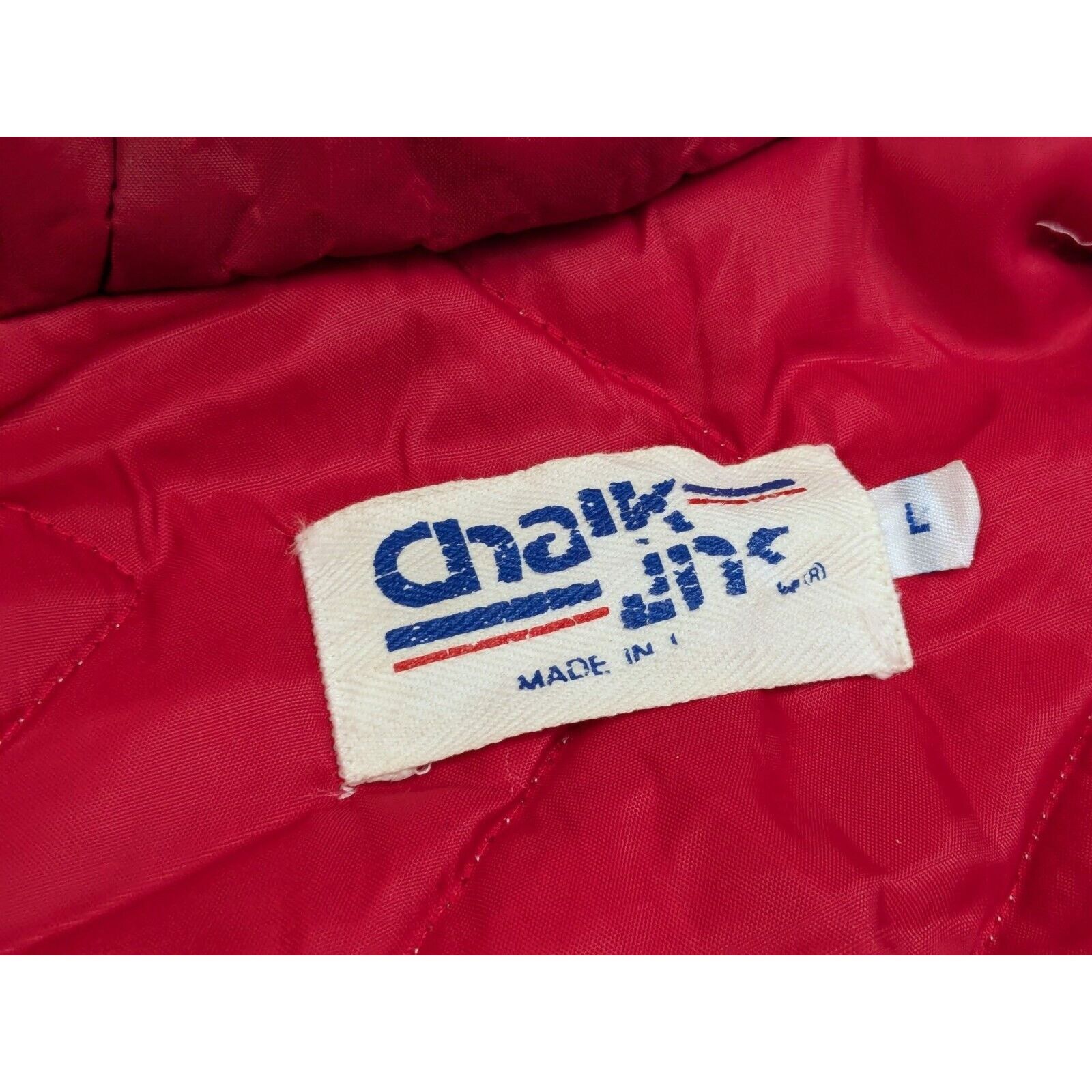 Chalk Line Vtg 1980s Blackhawks Chalk Line Spellout Jacket NHL Hockey Size US L / EU 52-54 / 3 - 13 Thumbnail