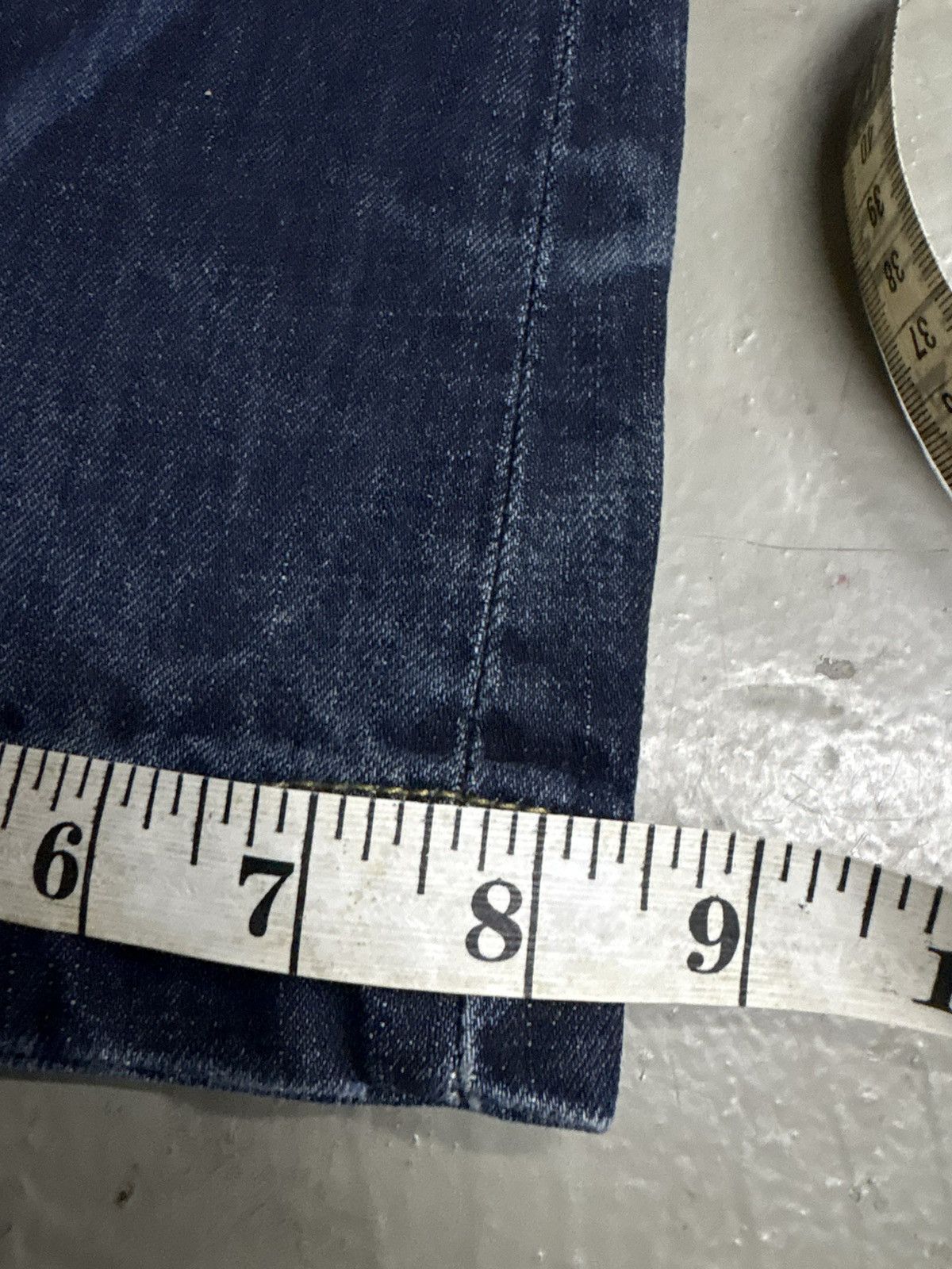 If Six Was Nine Japanese Brand Lolita Mud Wash Flare Heavy Distressed Jeans Size US 30 / EU 46 - 21 Thumbnail