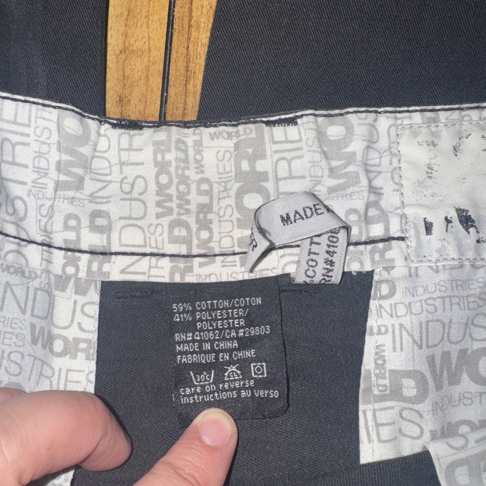 Vintage World Industries Chino Pants Black 36x34 Size US 36 / EU 52 - 6 Thumbnail