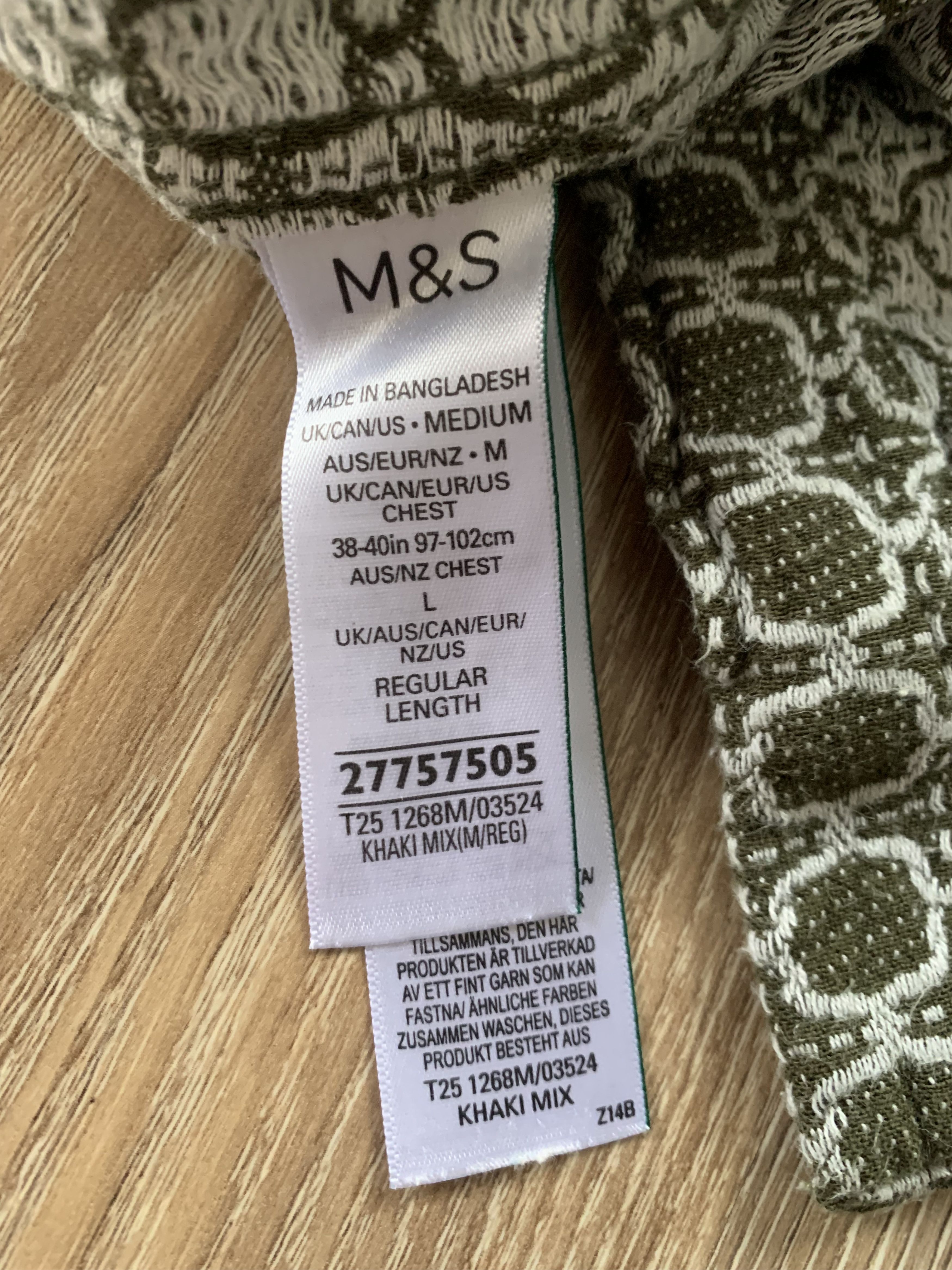 Other M&S Patterned Hawaiian Shirt Size US M / EU 48-50 / 2 - 6 Thumbnail