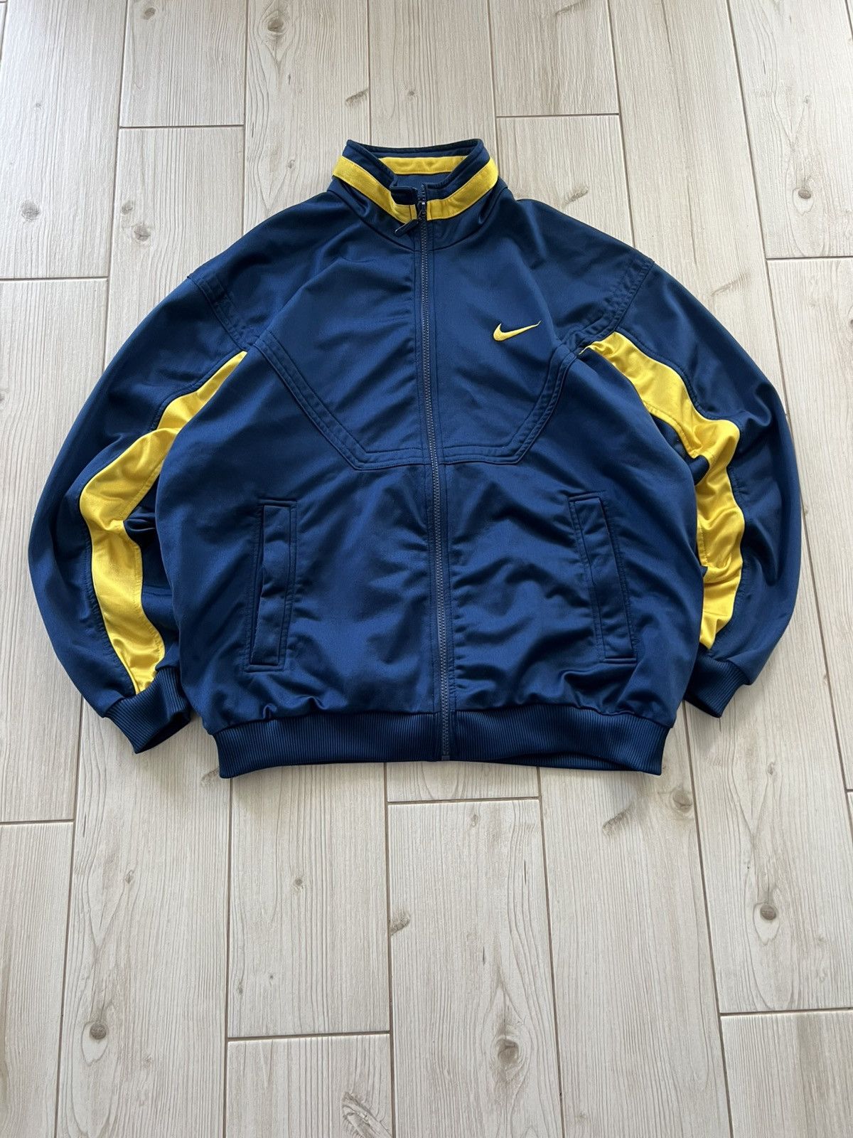 Nike Nike Track Suit Vintage Jacket Pants 90’s Yellow Vintage Size US M / EU 48-50 / 2 - 4 Thumbnail