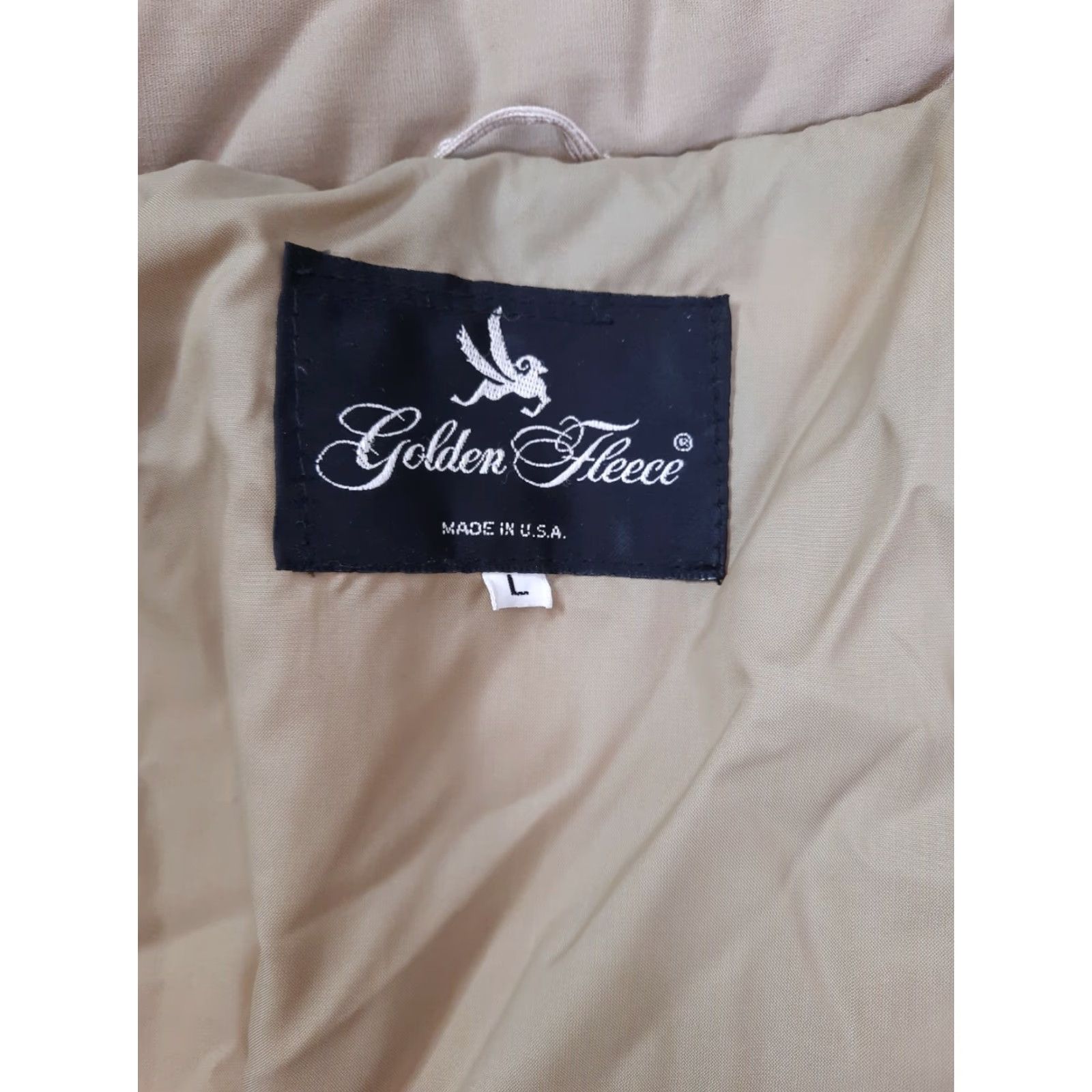 Vintage VINTAGE Golden Fleece Beige Western Quilted Puffer Full Zip Coat Jacket Men's XL Size US M / EU 48-50 / 2 - 2 Thumbnail