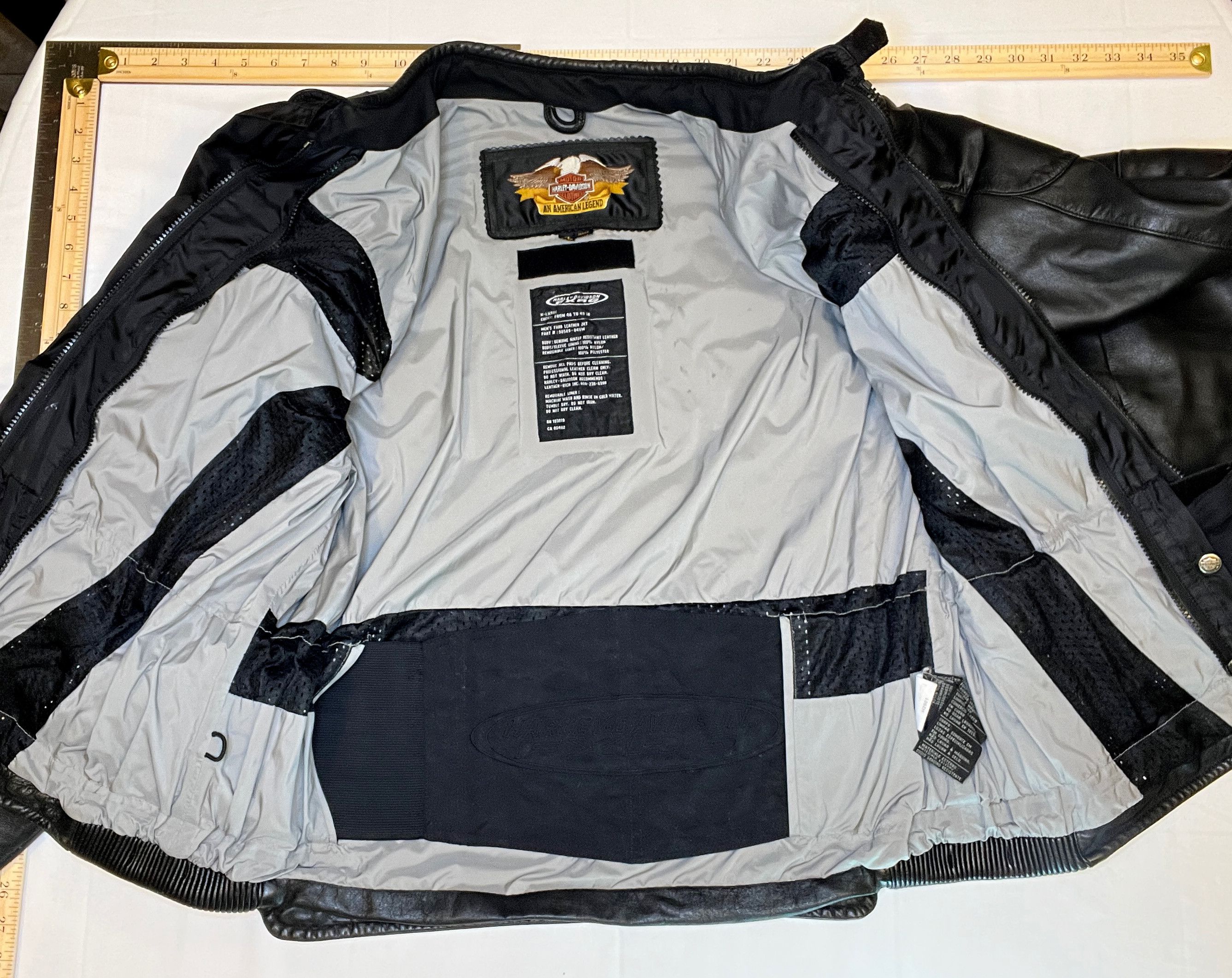 Harley Davidson Harley Davidson FXRG Motorcycle Jacket Size US XL / EU 56 / 4 - 3 Thumbnail
