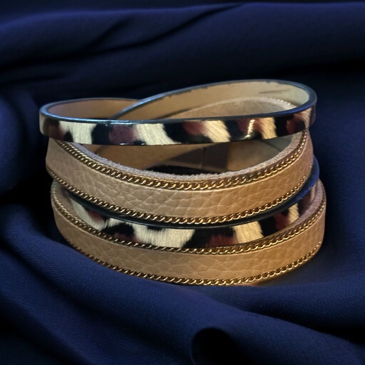 Other Leopard print leather wrap bracelet Size ONE SIZE - 1 Thumbnail