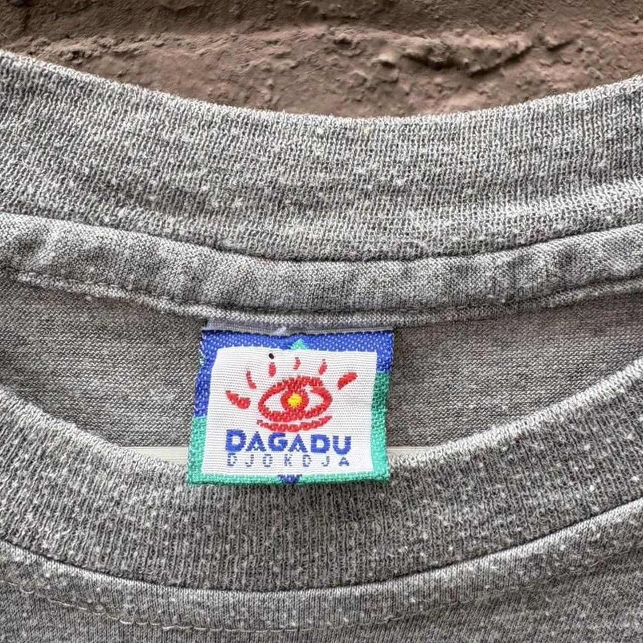 Vintage Vintage 90s Grey Buddhist Temple Monk Graphic T-Shirt Size US M / EU 48-50 / 2 - 4 Thumbnail