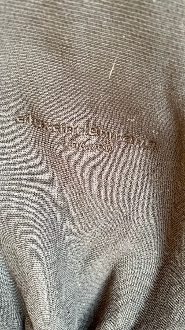 Alexander Wang Alexander Wang Short Cropped Sweatshirt- Size XS / US 0-2 / IT 36-38 - 5 Thumbnail
