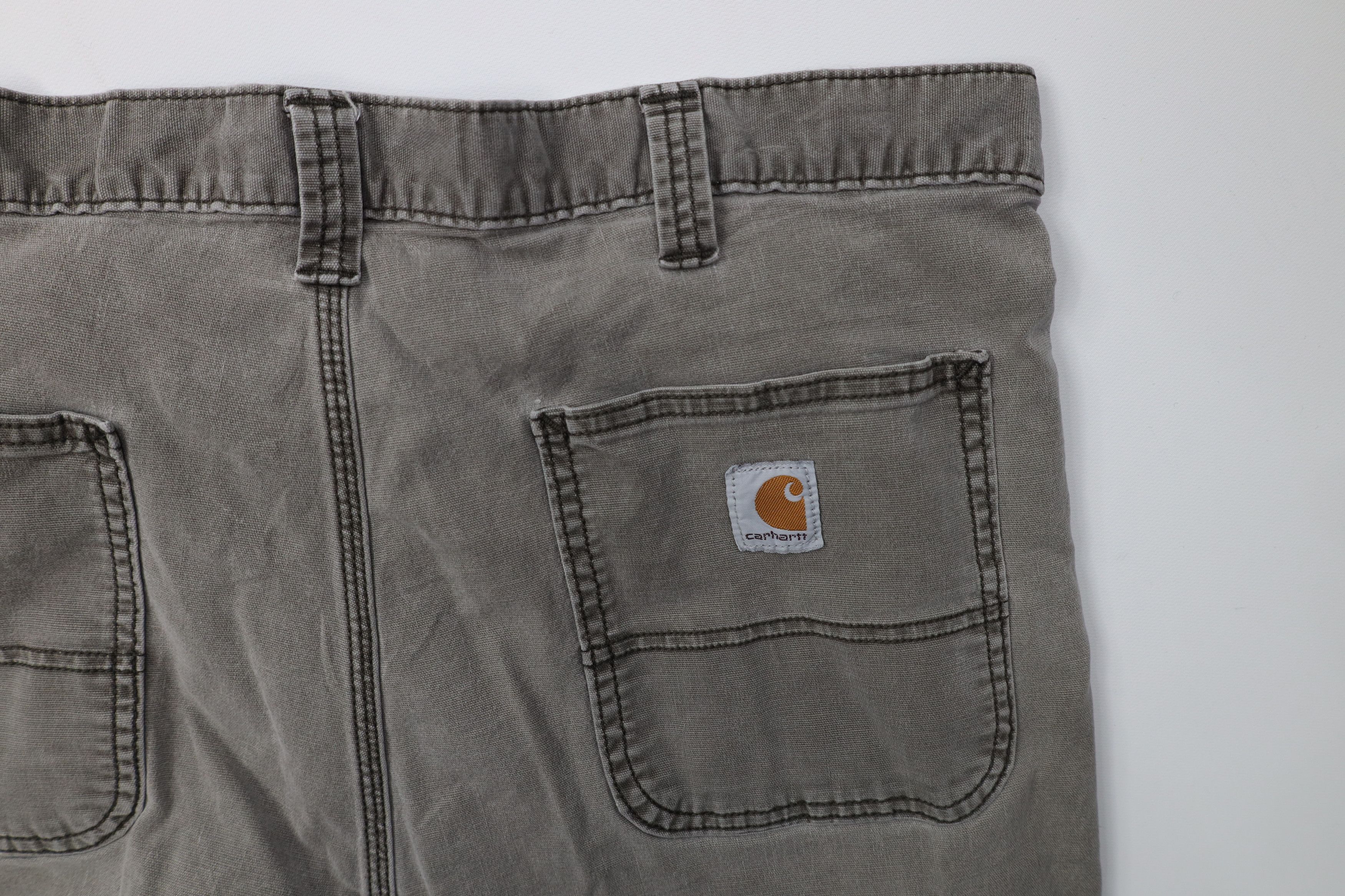 Carhartt Vintage Y2K Carhartt Relaxed Fit Wide Leg Dungaree Pants Size US 38 / EU 54 - 13 Thumbnail
