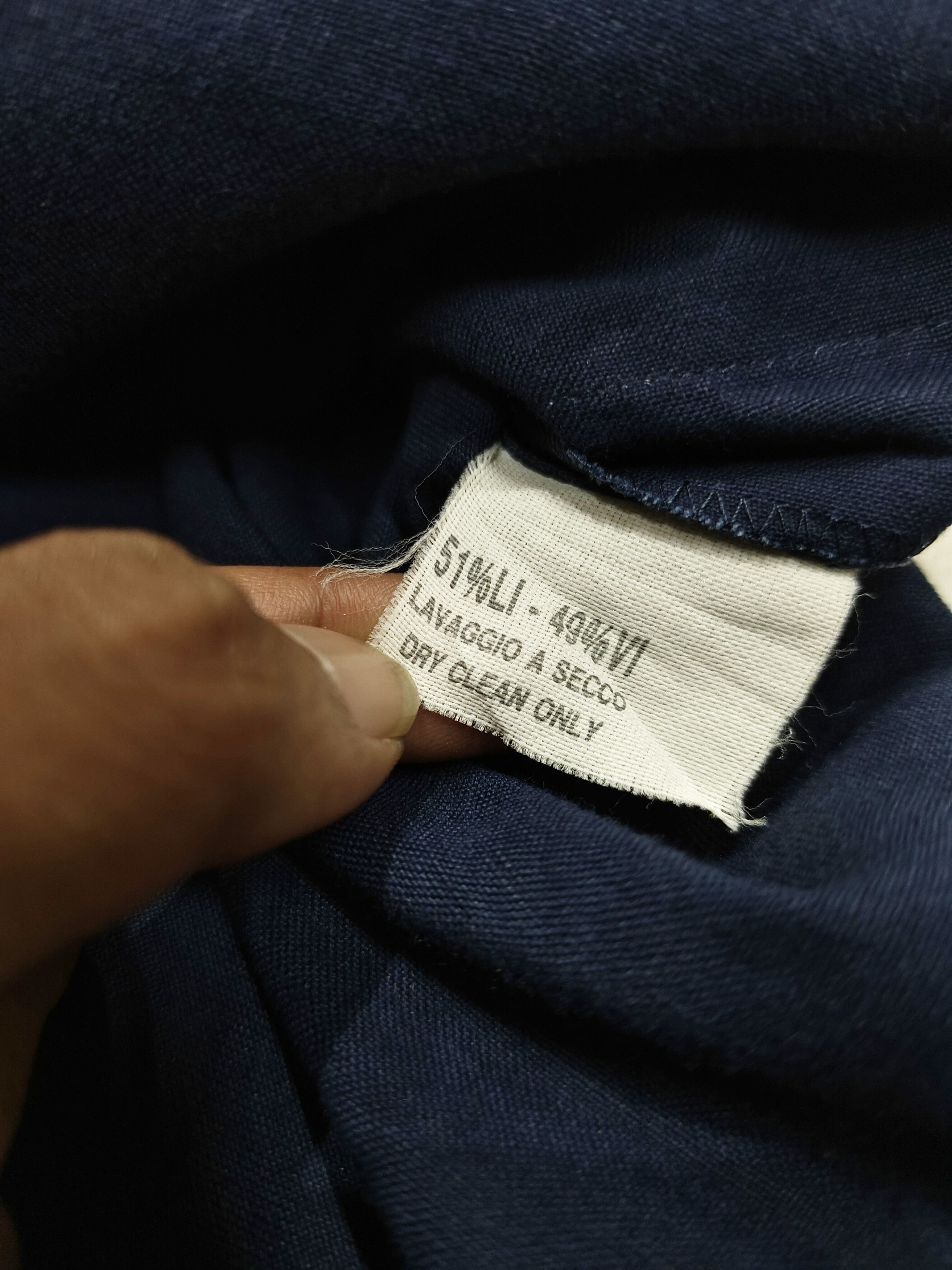 Vintage 80s Duccia Grimani- Archive Italian Linen Utility Blazer Size US L / EU 52-54 / 3 - 6 Thumbnail